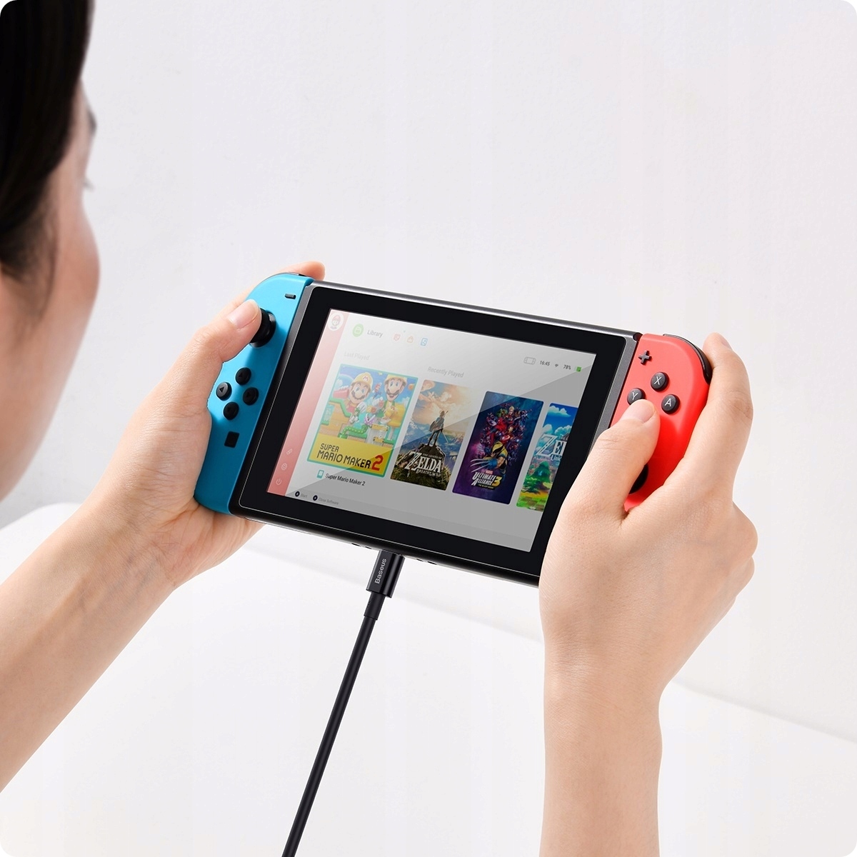 Baseus kabel usb-c type-c 100W PD quick charge 5A Kolor czarny