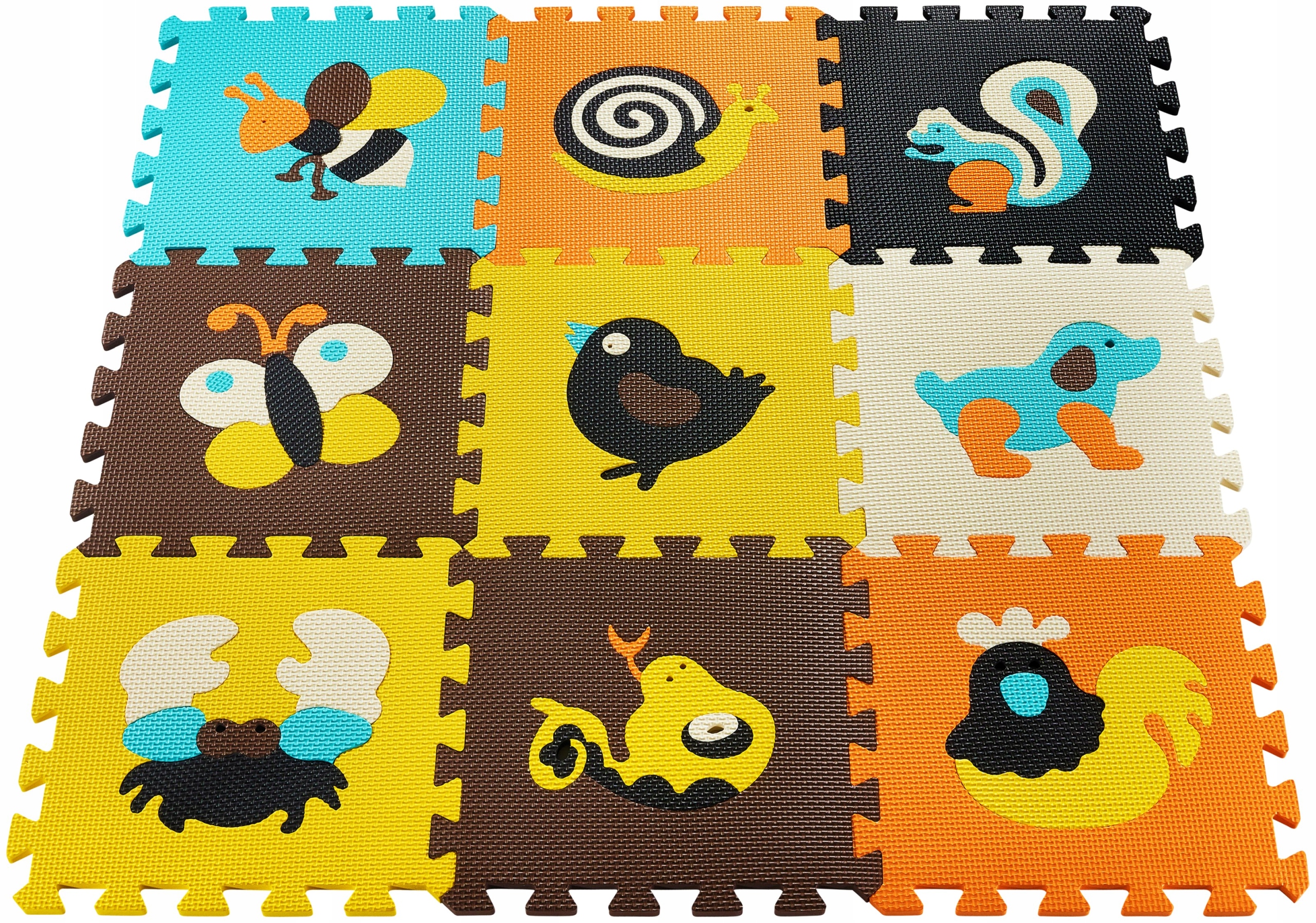 

Mata Piankowa 90x90cm Piankowe Puzzle 30x30 x 9szt