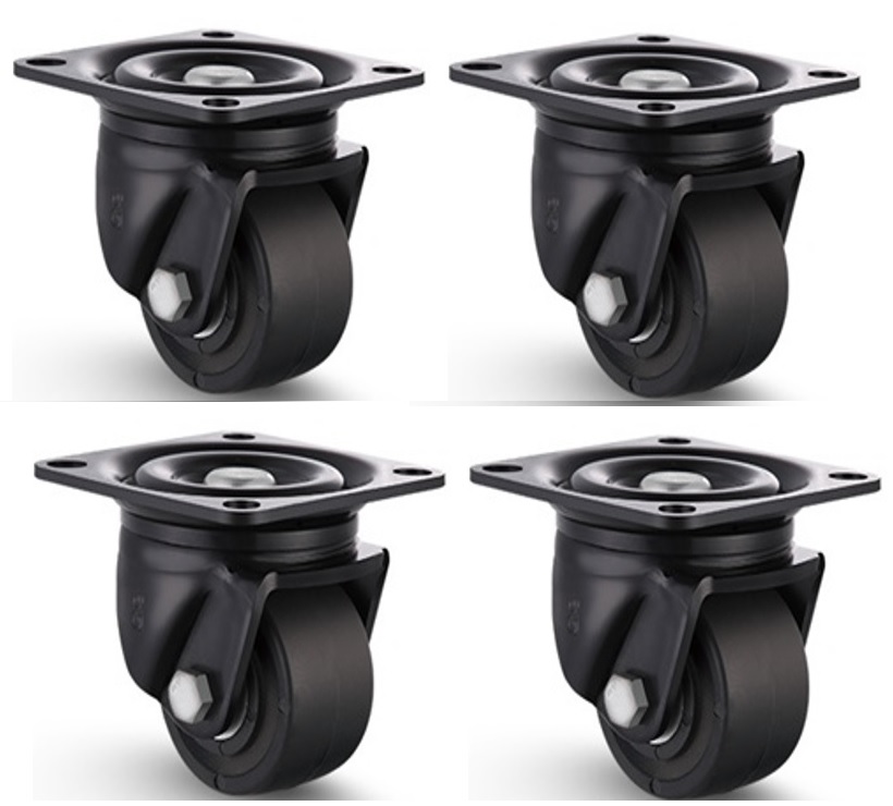 Sada kol pro vysoké zatížení 1200 kg fi 50 MM 300 kg/1kolo, kolečka