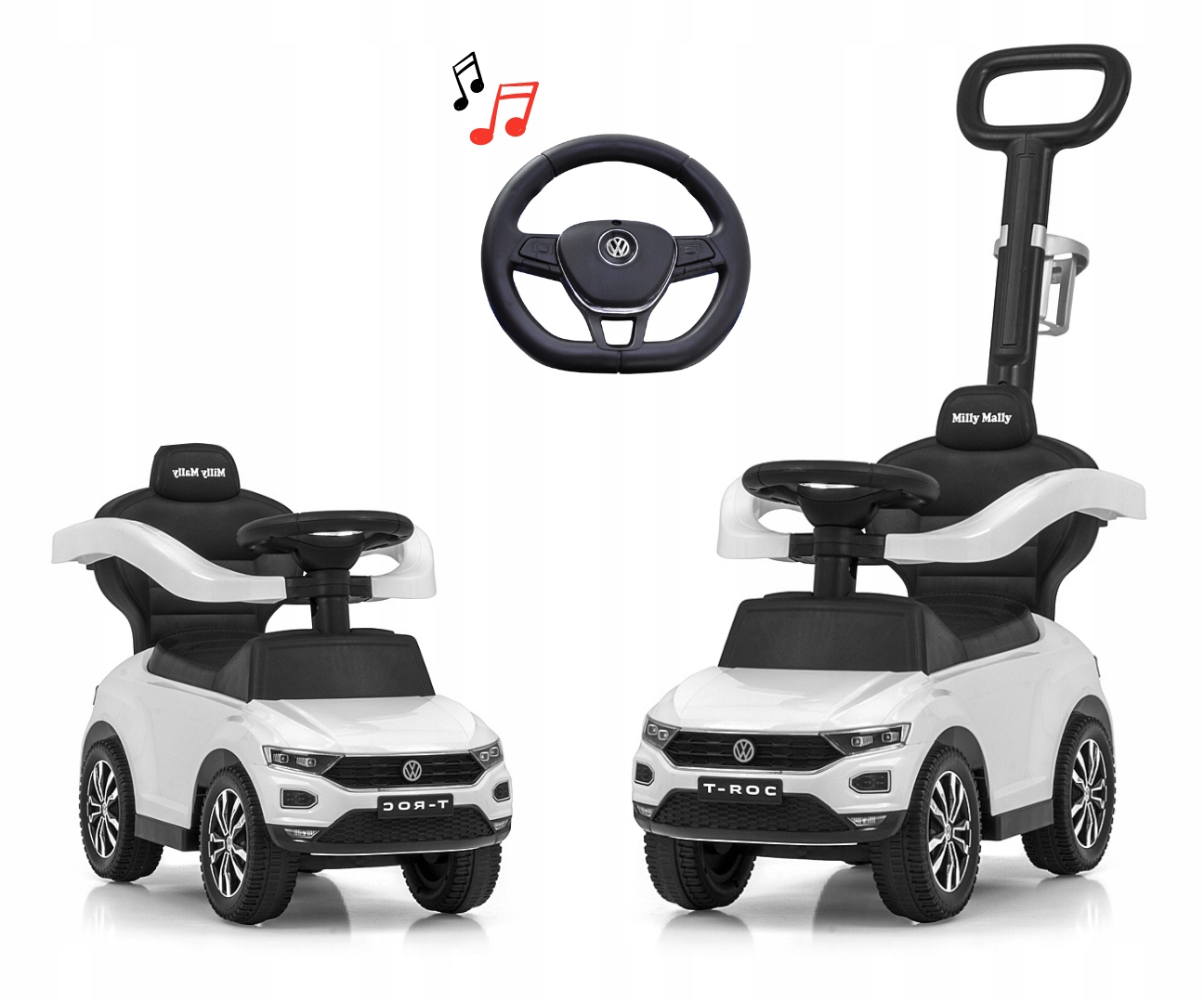 Milly Mally Pchacz Auto Samochodzik Poręcze T-ROC