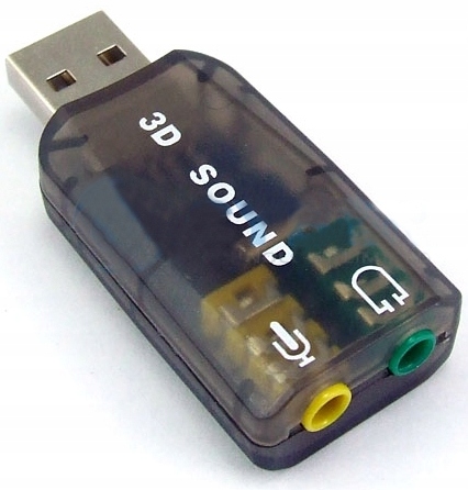 

Karta dźwiękowa Usb muzyczna adapter audio na Usb