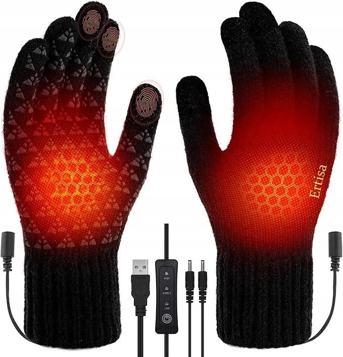 Podgrzewane rękawiczki Ertisa USB