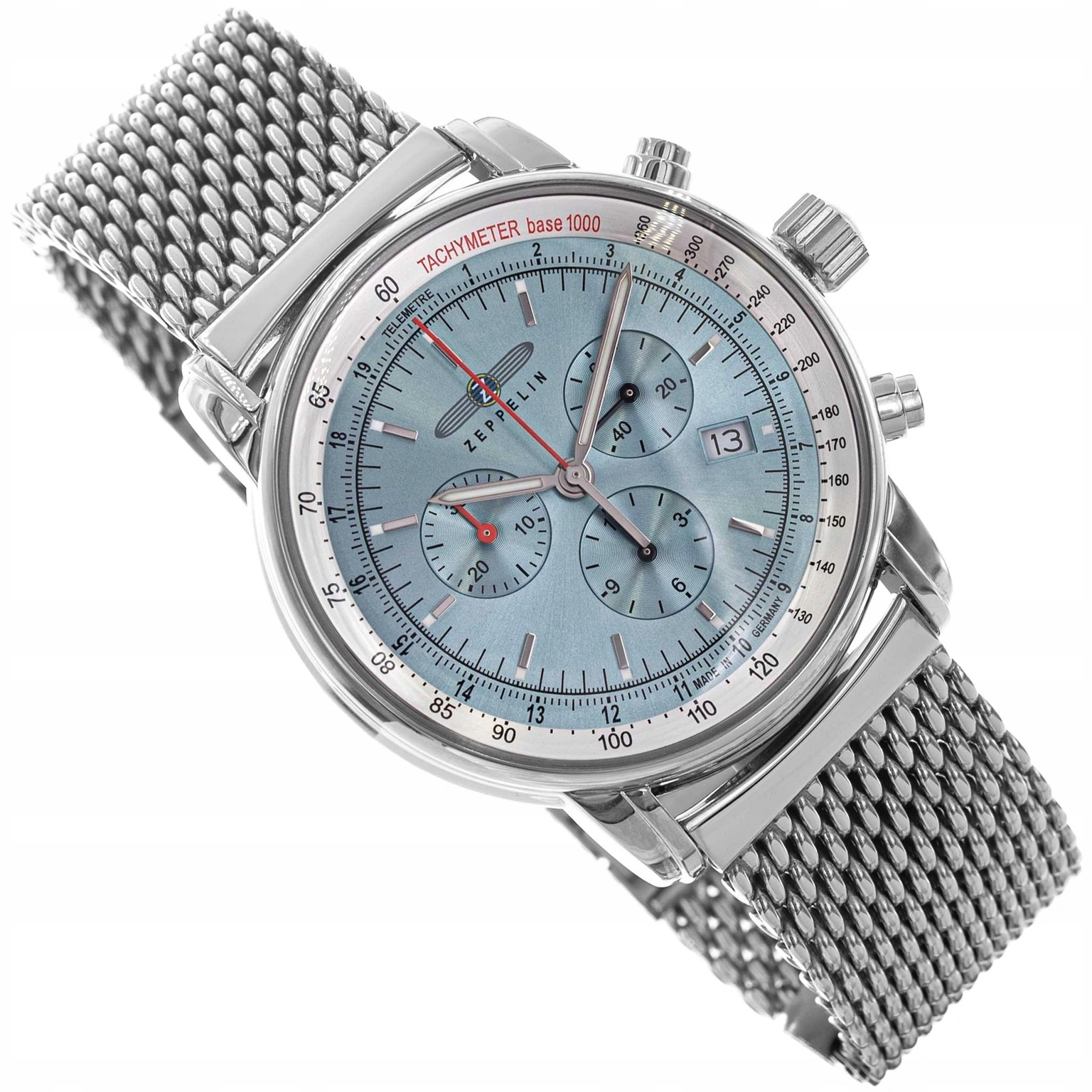 Pánské hodinky Zeppelin 8886M-3 LZ14 Marine Chronograph Stopky