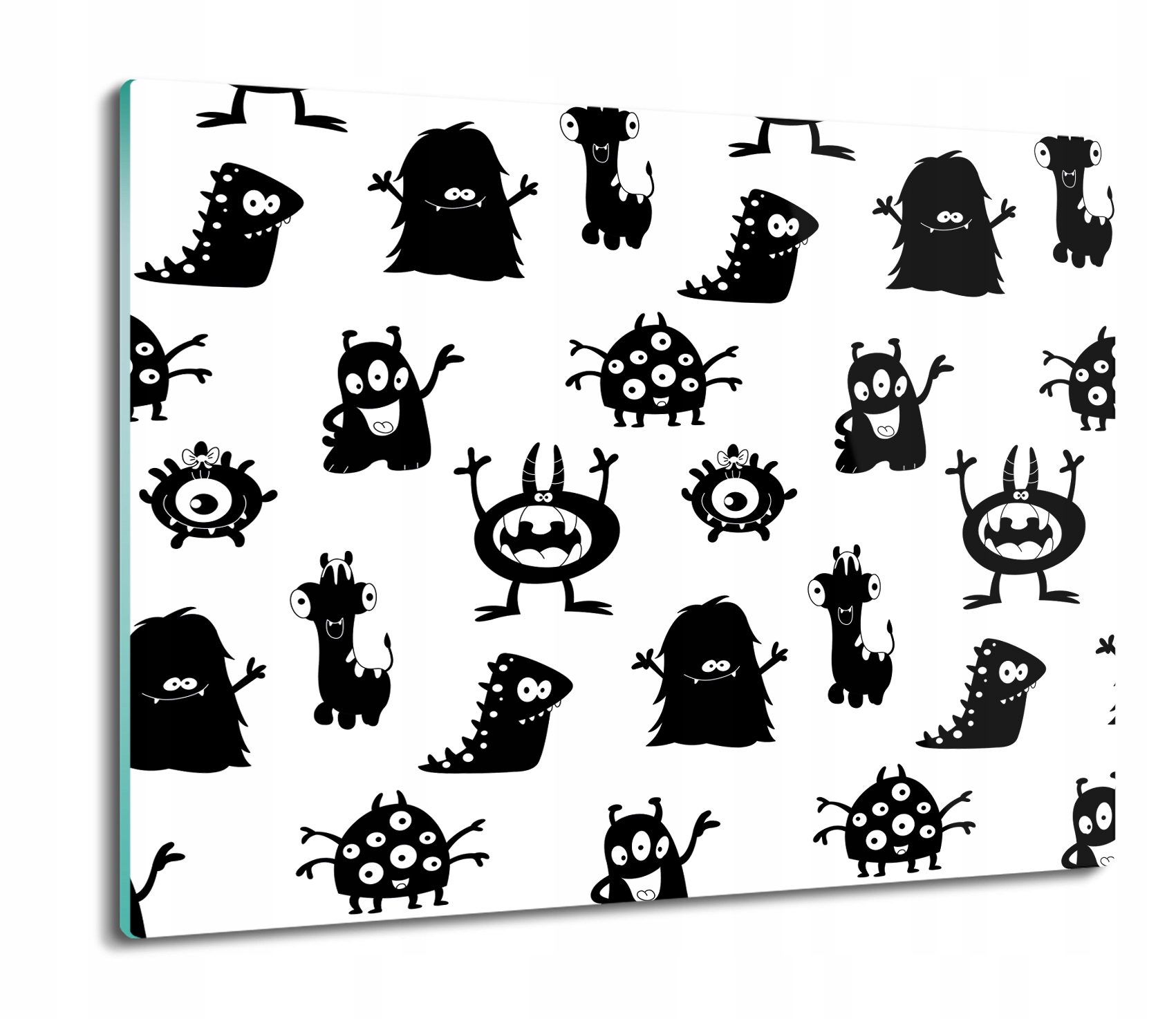 

Potwory miny cartoon 60x52 deska na blat kuchenny