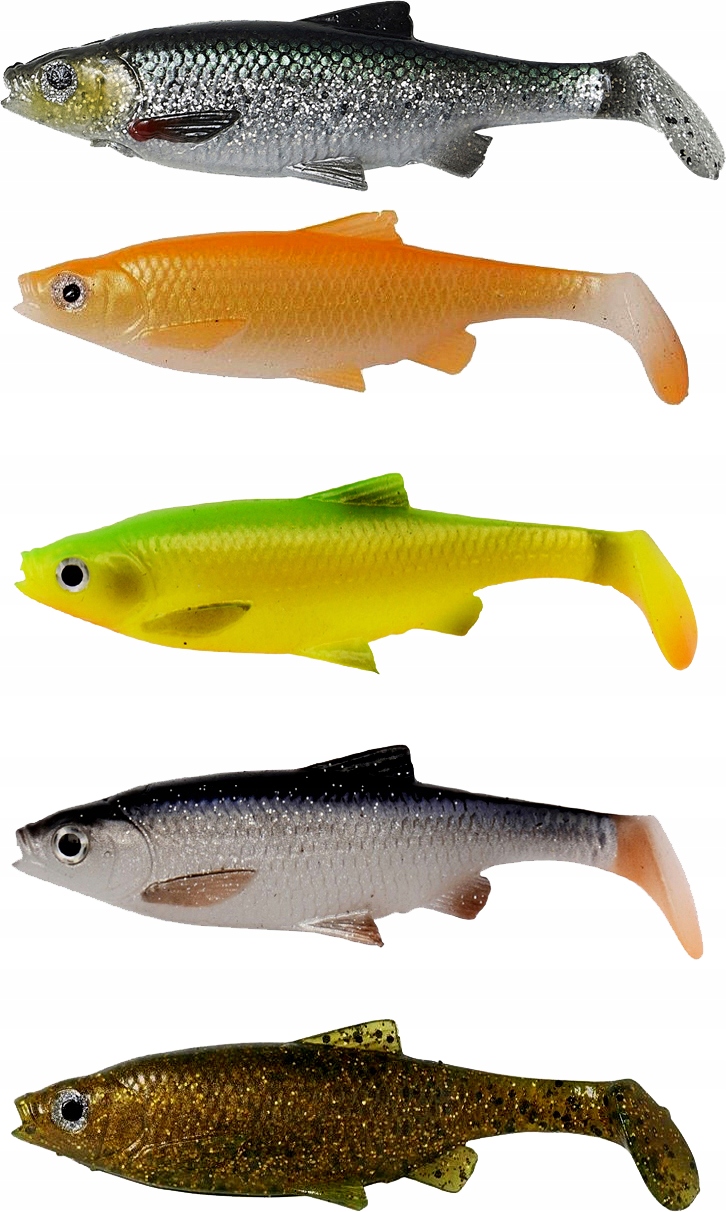 Zestaw Ripper 3D Sg Roach Paddle Tail 10cm 5szt