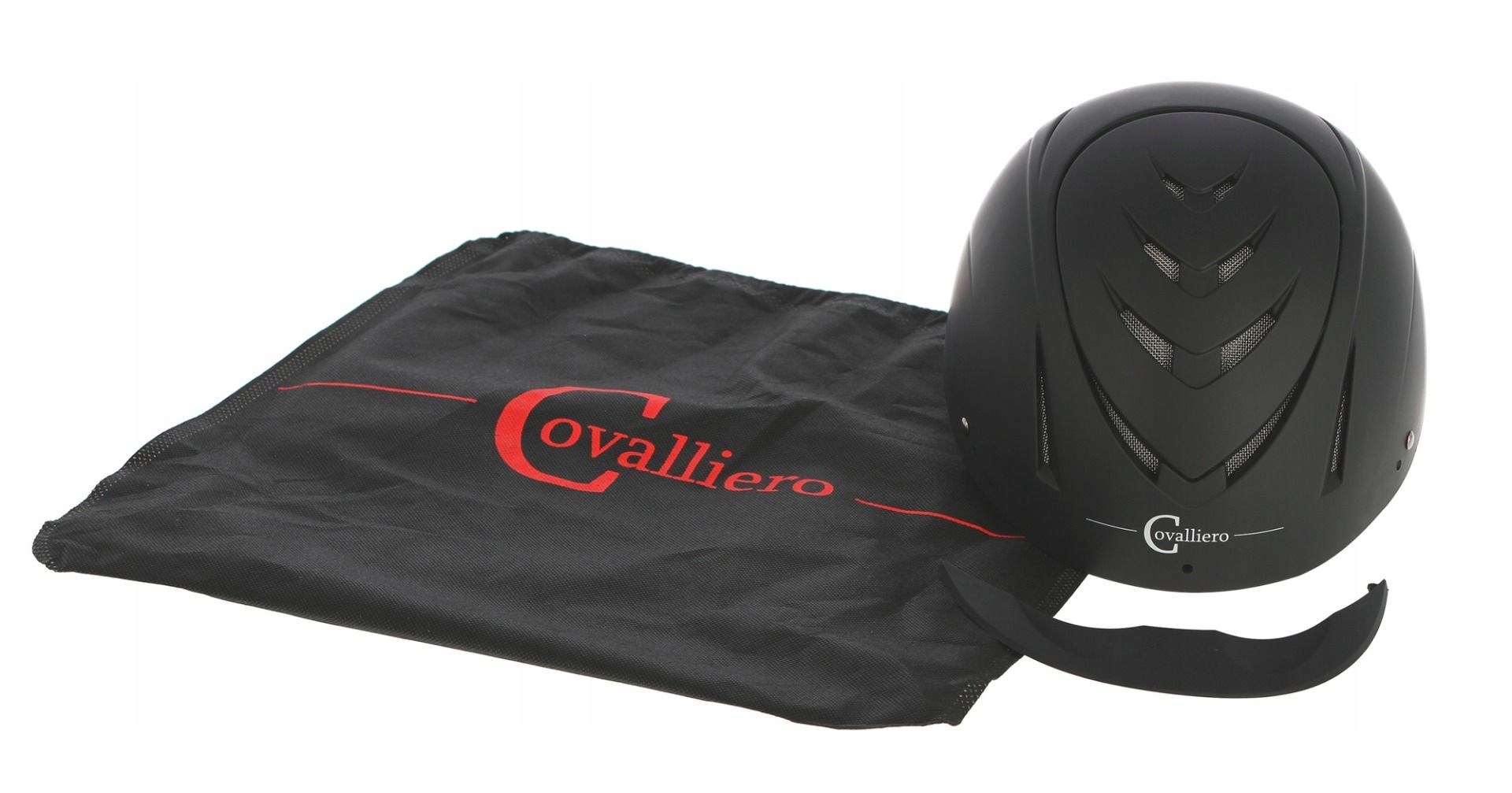 Kask jeździecki Nerron, czarny, 55-59 cm, Covalliero TOCZEK Marka Covalliero