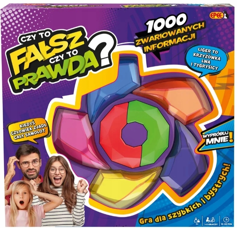Epee 60481 Gra planszowa Prawda czy Fałsz