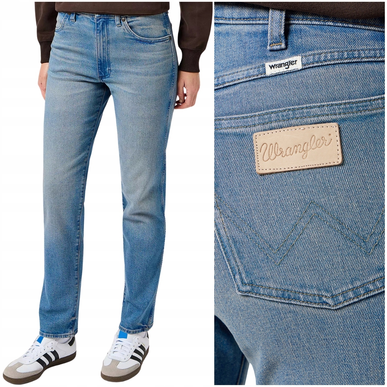 Wrangler Sunset DustyIndigo vysoké jednoduché dámské džínové kalhoty W31 L32