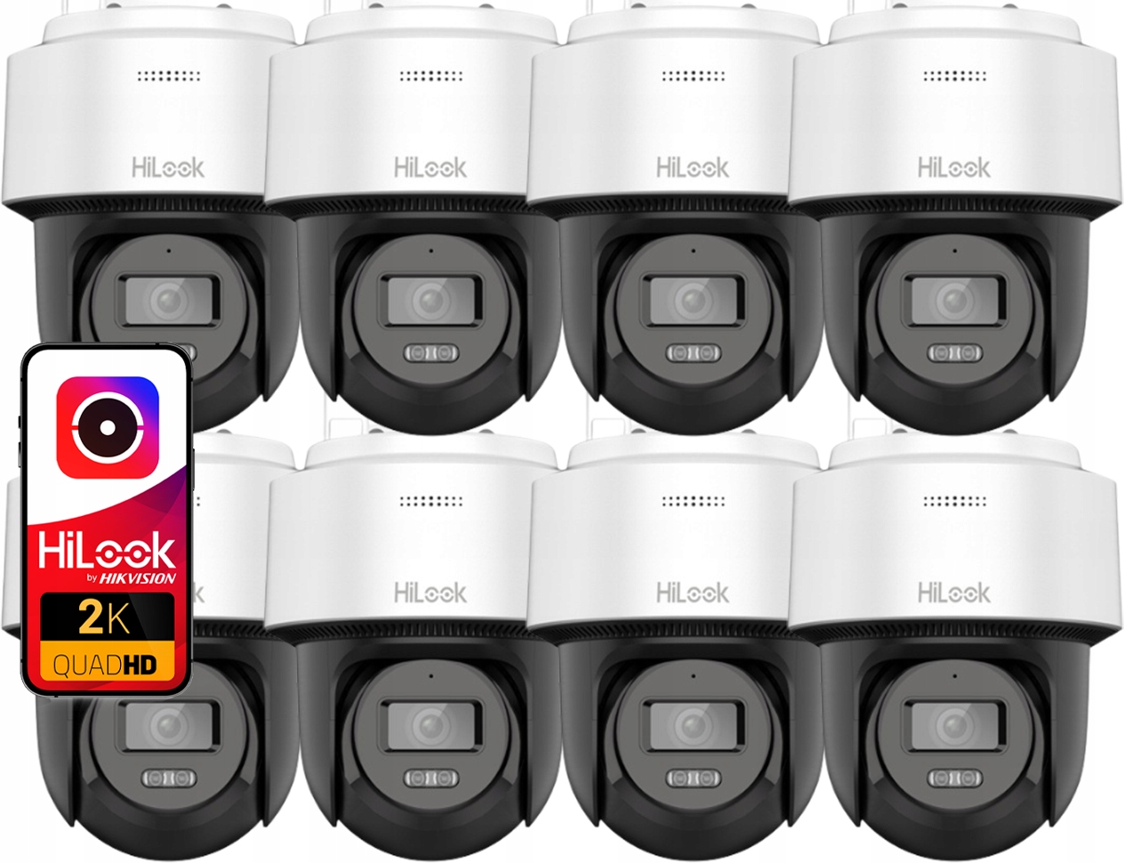 Rotačná Kamera 8x WIFICAM-PT4 WiFi 4MPX 2K+ Smart Hybrid Light Easylink