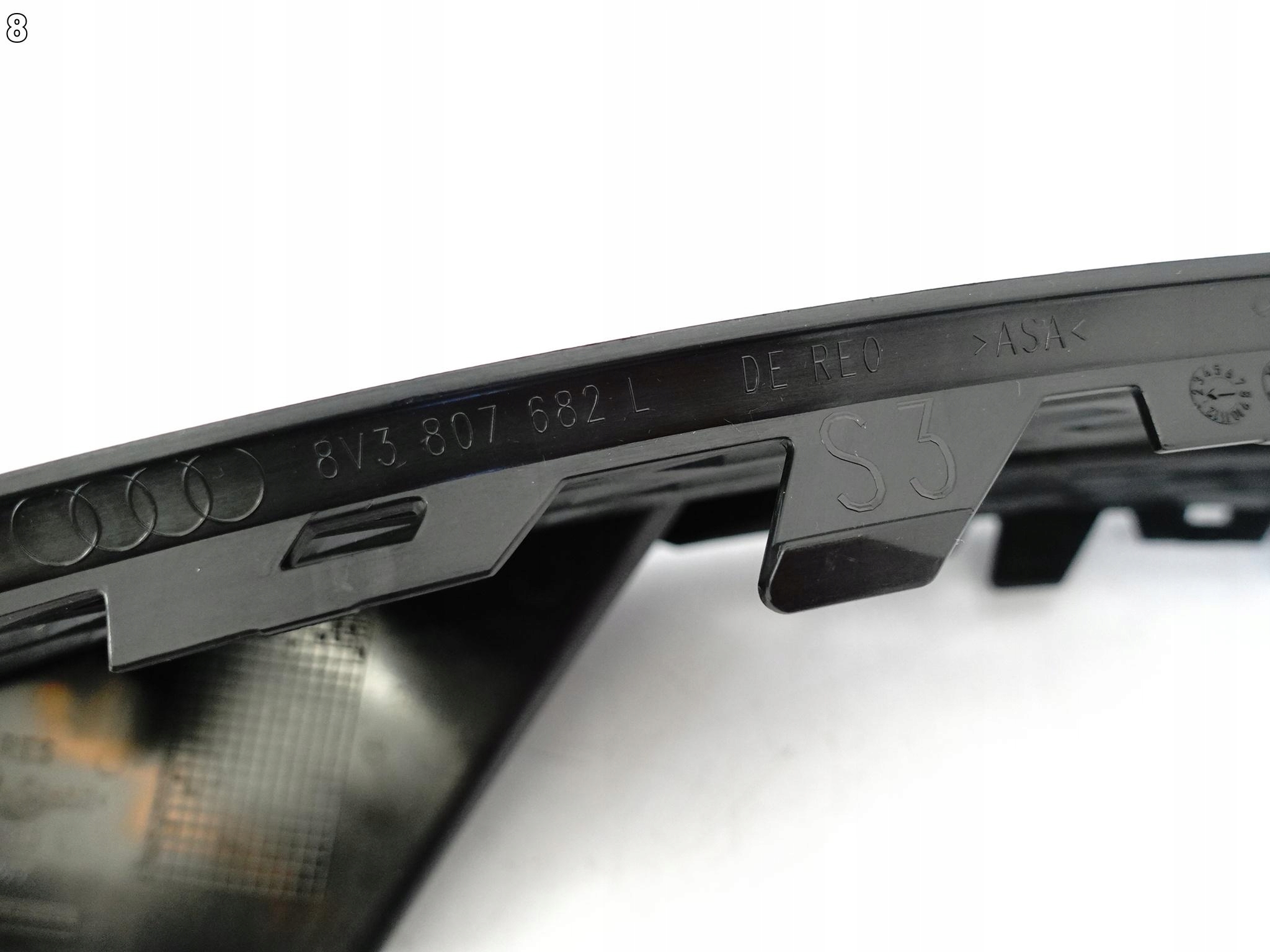 AUDI A3 S3 8V3 12-16 SPORTBACK grill grille grid right W bumper front