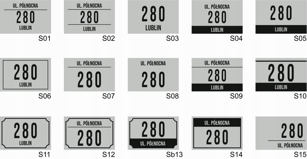 TABLICZKA ADRESOWA ZIELONA TABLICA Z NUMEREM DOMU NUMER DOMU 32x21cm Wysokość produktu 21 cm