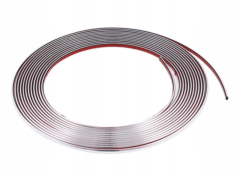 Listwa ozdobna dekoracyjna ochronna chrom 6mm 8m