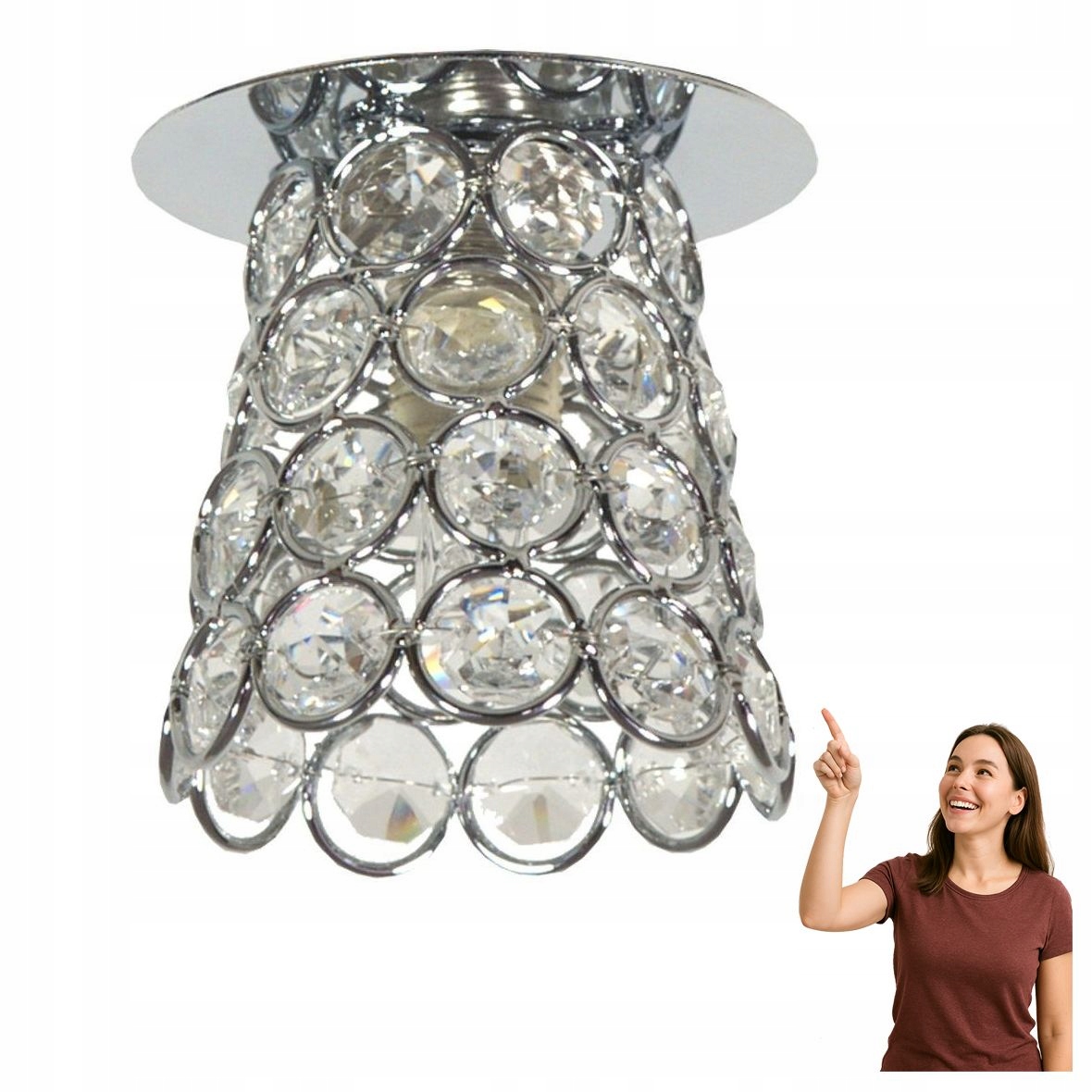 Zapuštěné kulaté stropní svítidlo SK-72 Ch/tr 2203966 Candellux
