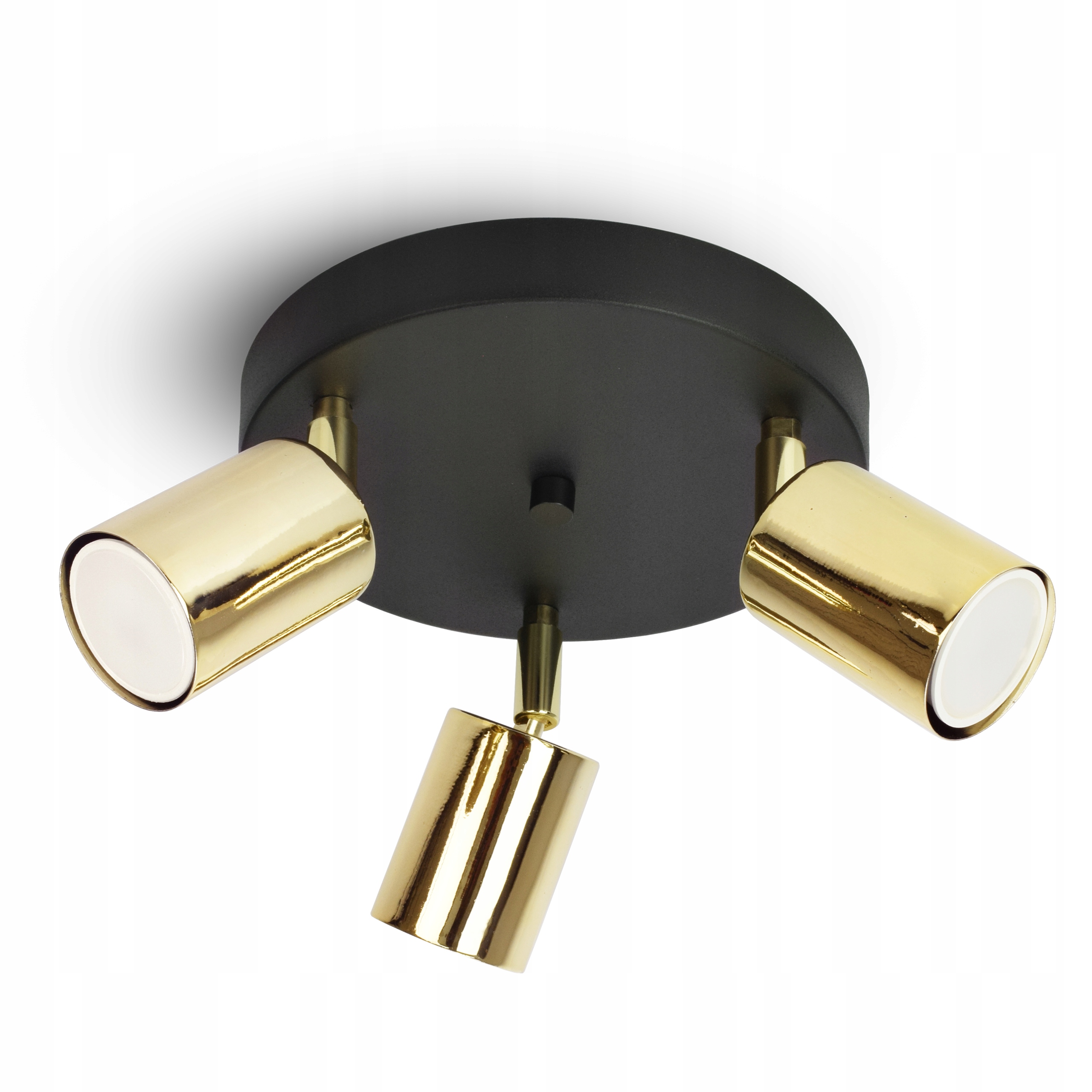 Lampa Sufitowa Żyrandol Plafon Spot 571-EG3 GU10 Led Black & Gold Edition