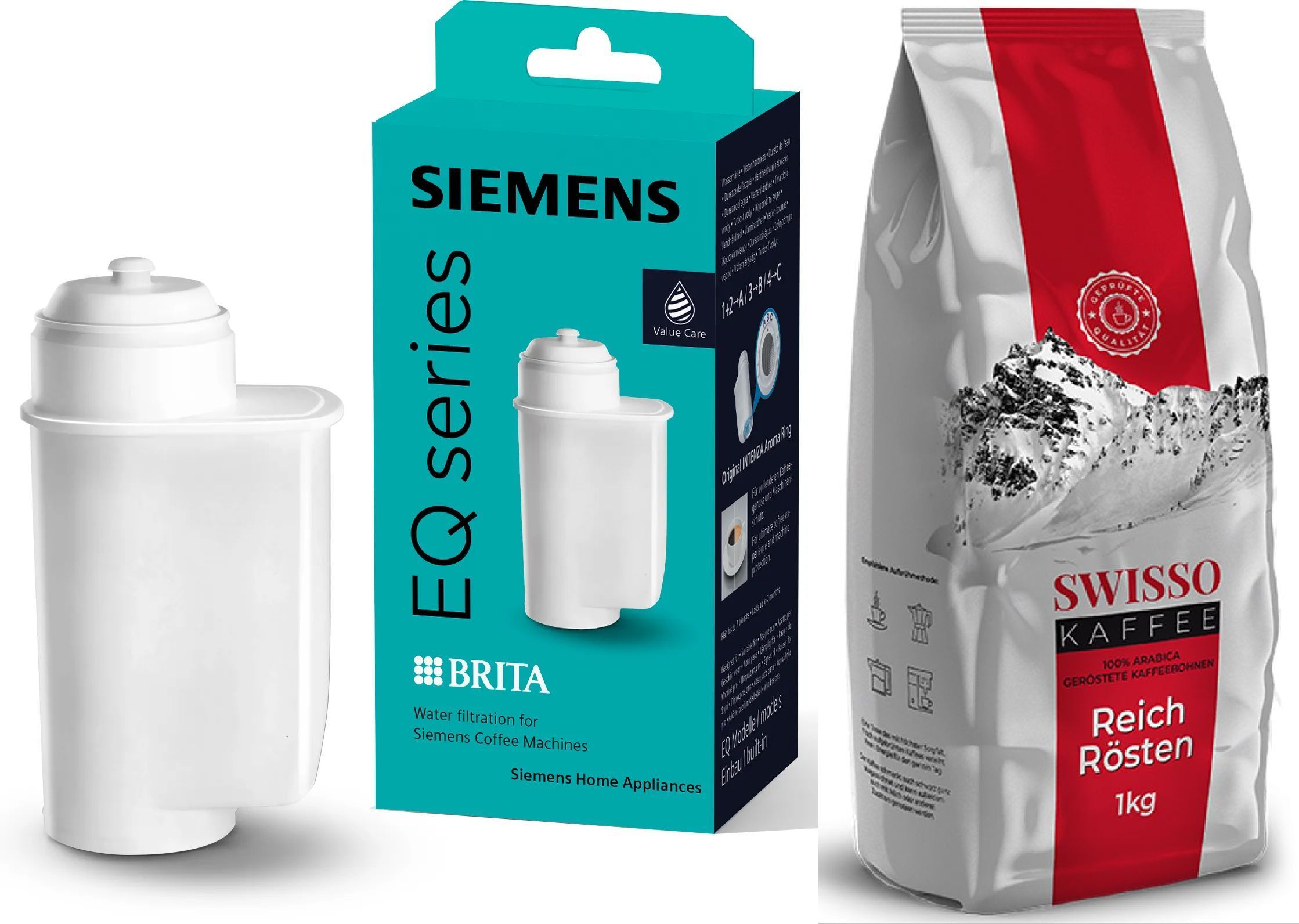 Filtr Wkład Brita Intenza Bosch Siemens Swisso Kaffee 100% Arabica 1kg