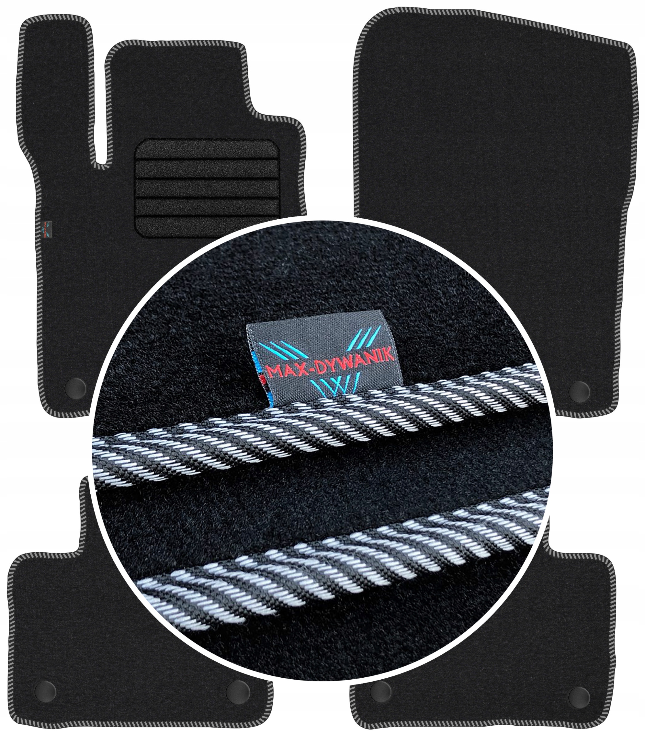 Mercedes Gls 5os 2015-2019 Koberce do auta
