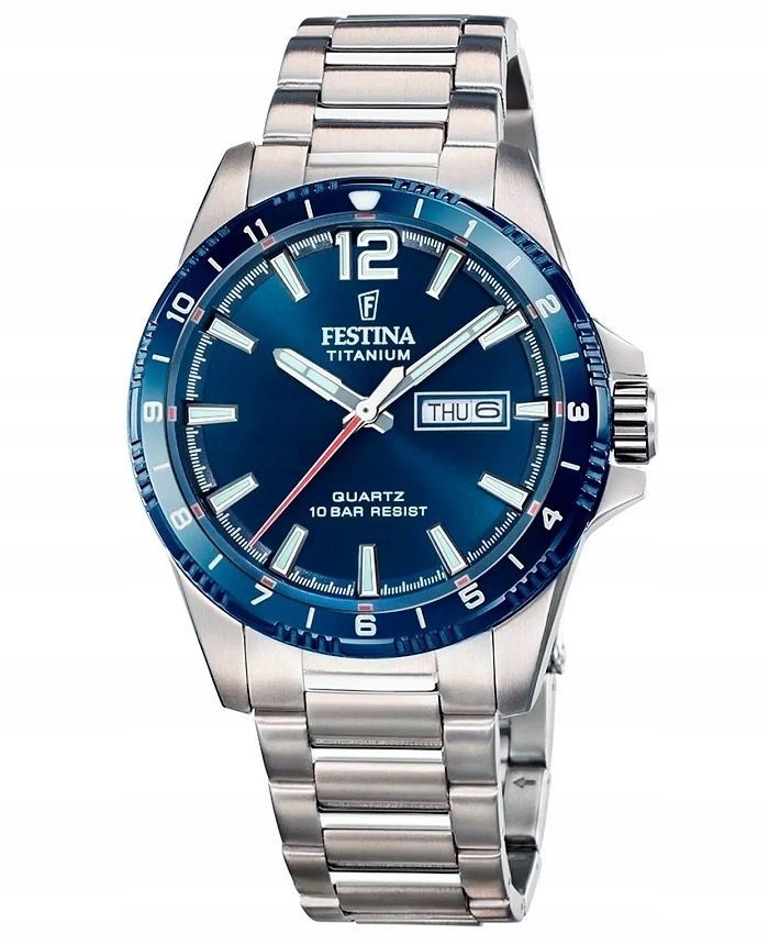 Pánské Hodinky Festina Titanium F20698/2 43,00 mm 10ATM