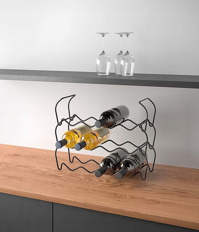 STOJAK NA WINO WODĘ 12 SZT PÓŁKA NA BLAT SWISS Kod producenta 1019744