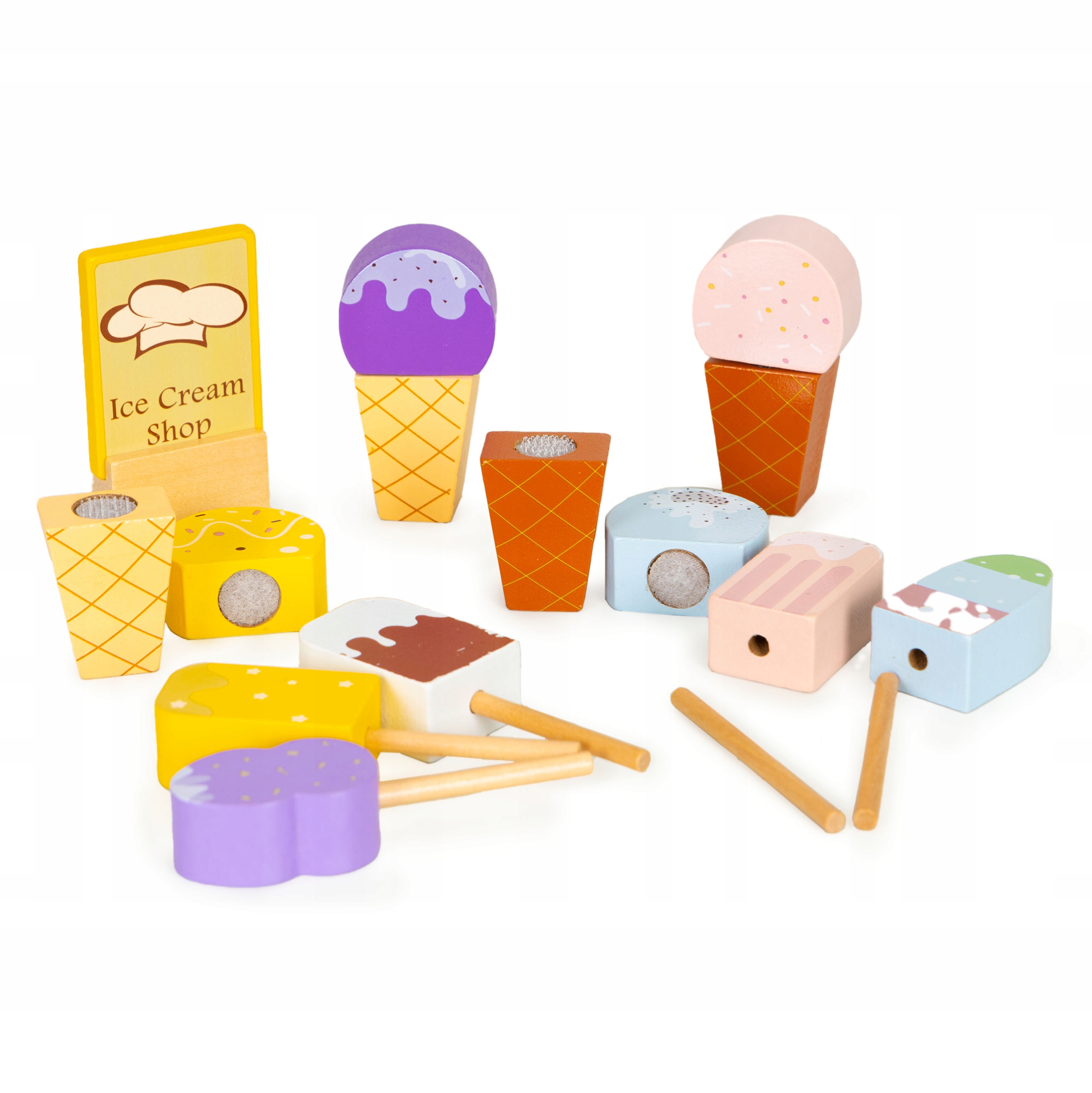 DREWNIANA TABLICA DLA DZIECKA DO ZABAWY LODZIARNIA ZESTAW SORTER KLOCKI Płeć chłopcy dziewczynki