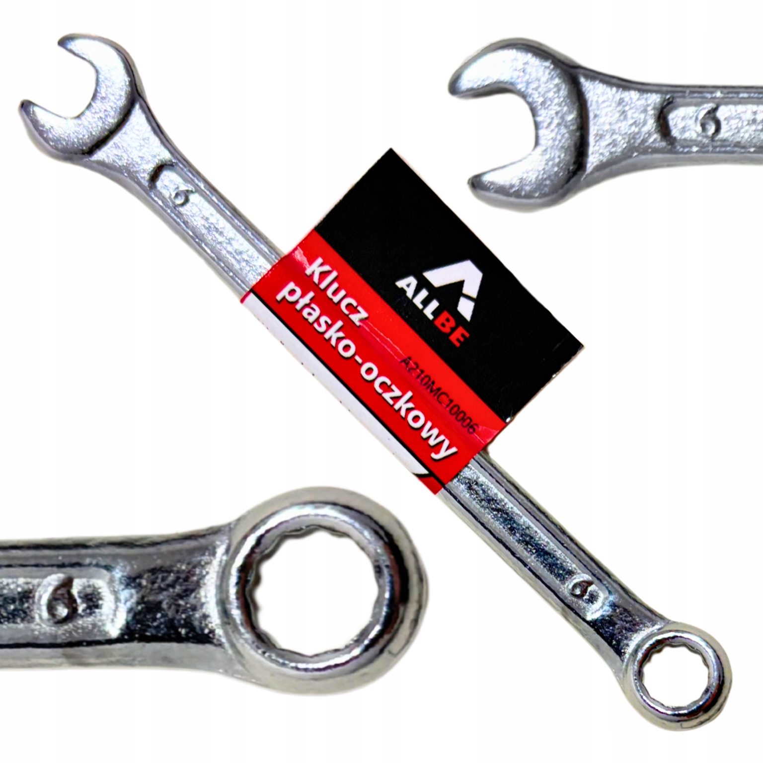 Klucz Płasko Oczkowy 6mm Stal Klucze Płasko-oczkowy