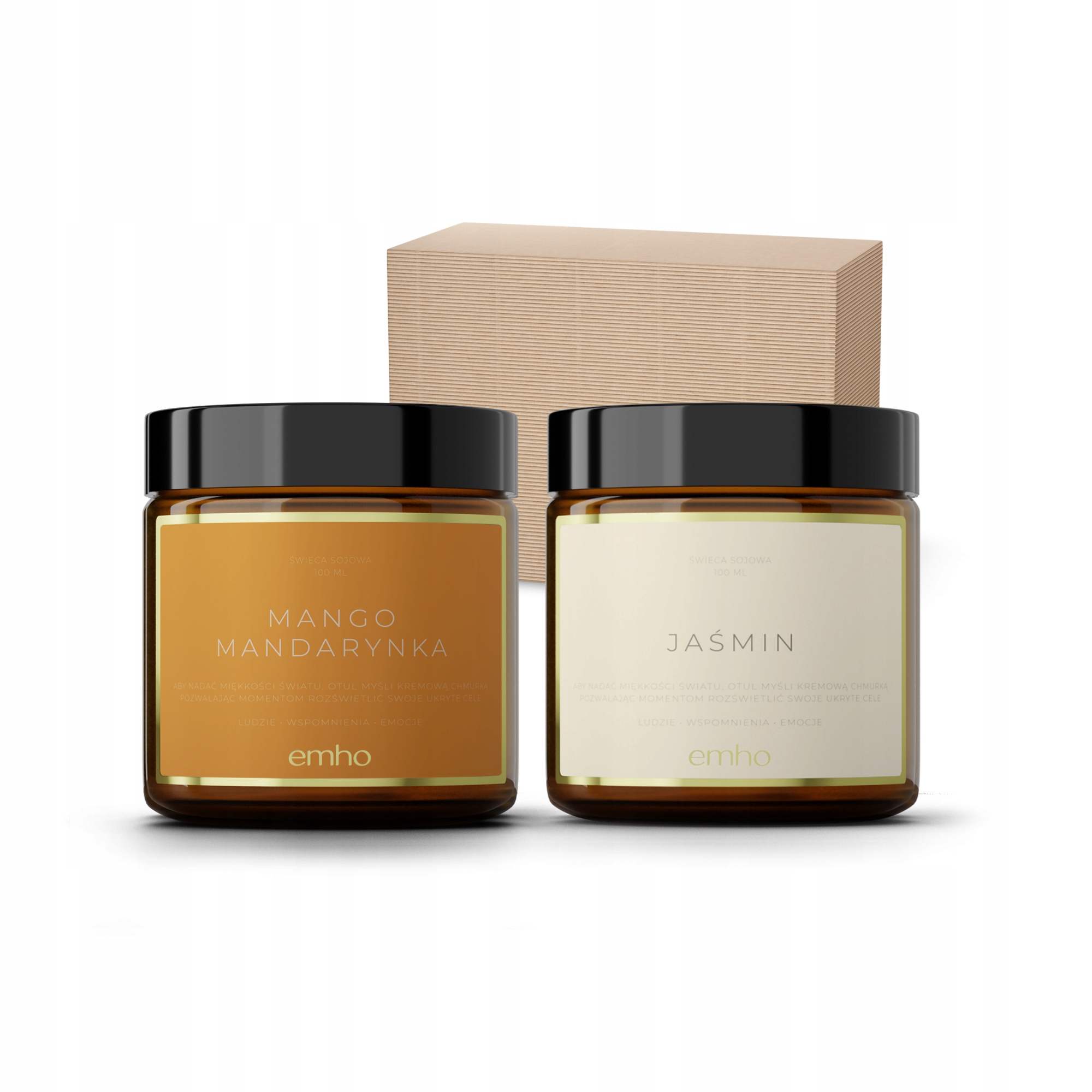 

Zestaw 2 Świece Sojowe Mango Mandarynka Jaśmin
