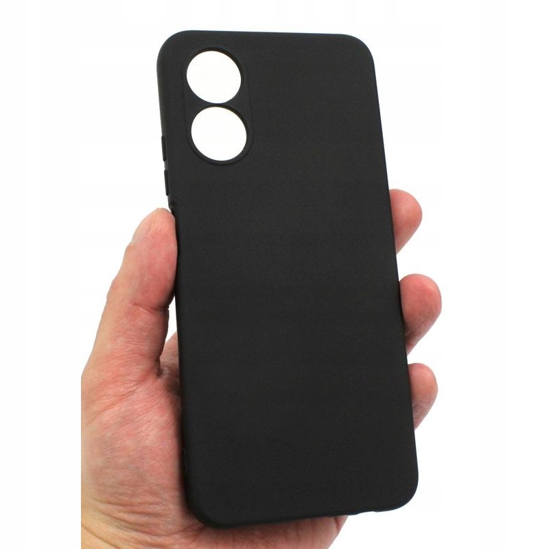 

Etui do Oppo A17 Silicon Case Pokrowiec czarne