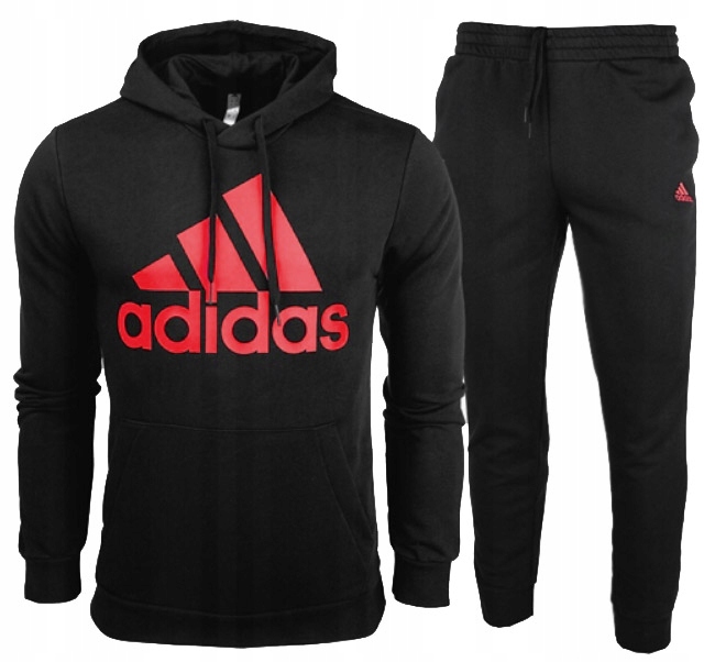 DRES MĘSKI ADIDAS BLUZA SPODNIE BAWEŁNA DRESY XXL