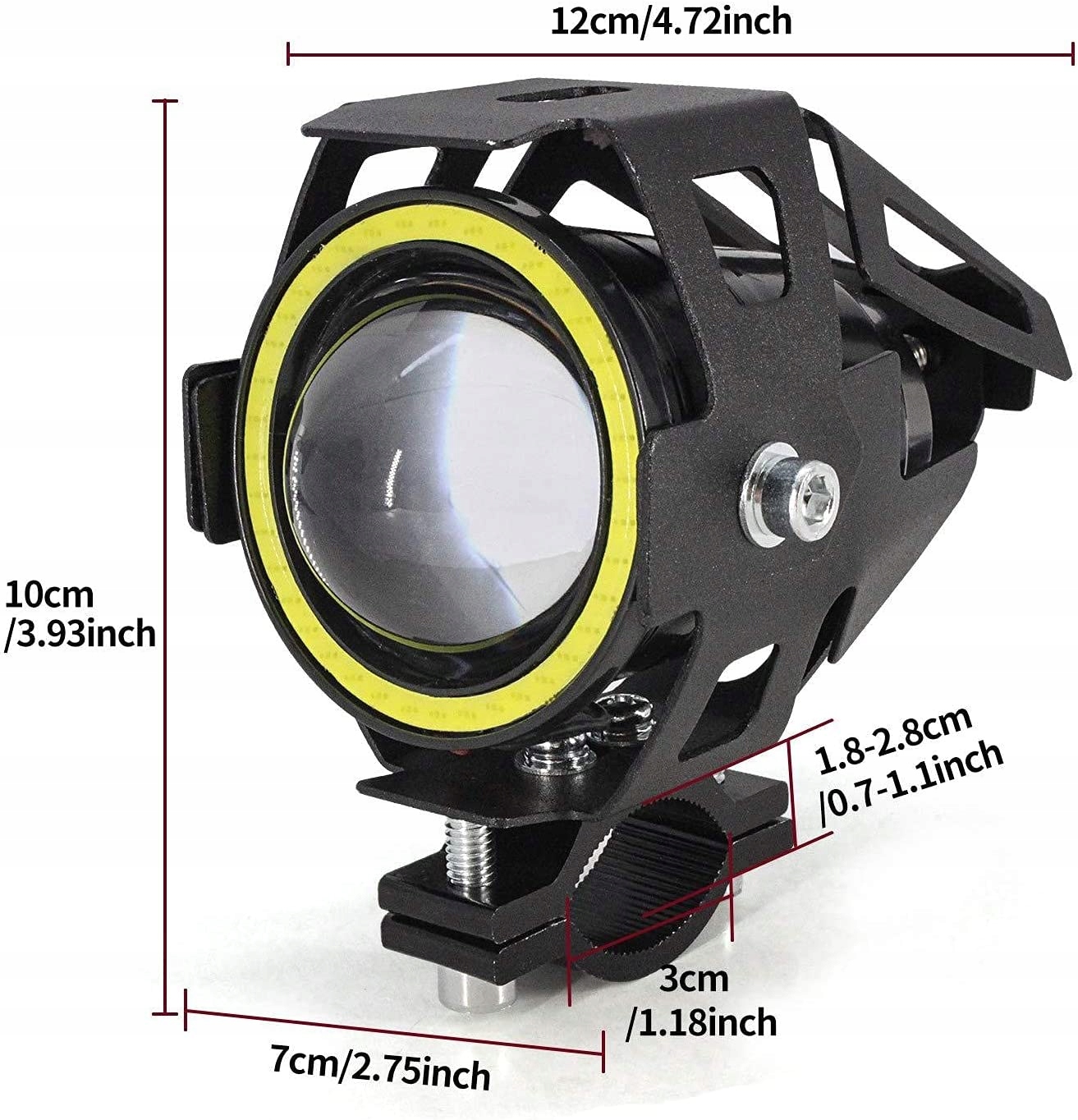 LAMPA HALOGENOWA LED CREE U7 RING MOTOCYKL 2szt EAN (GTIN) 6933484654930