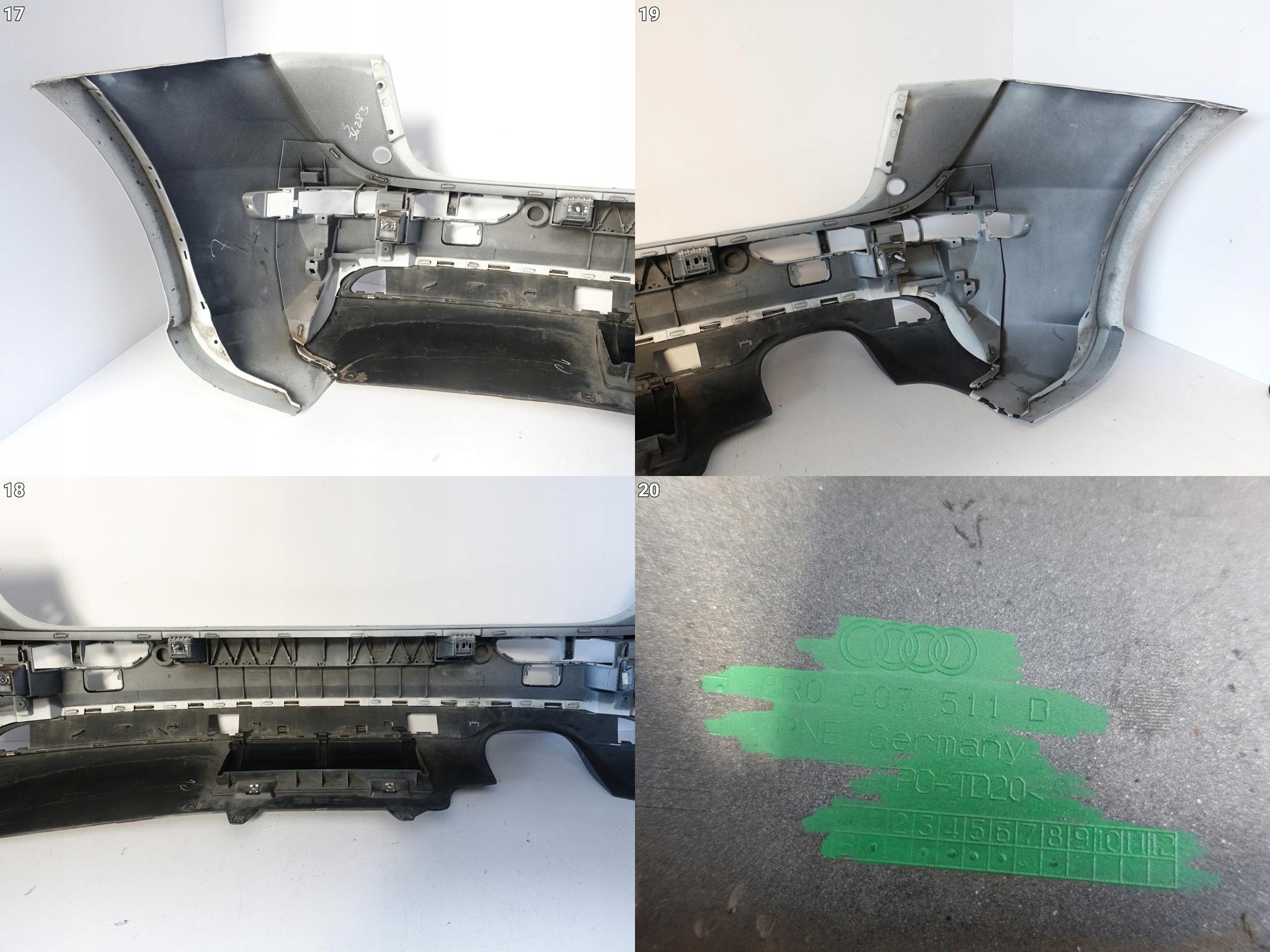 AUDI Q5 8R0 S-LINE 08- Stoßstange Abschleppöse SPOILER heck