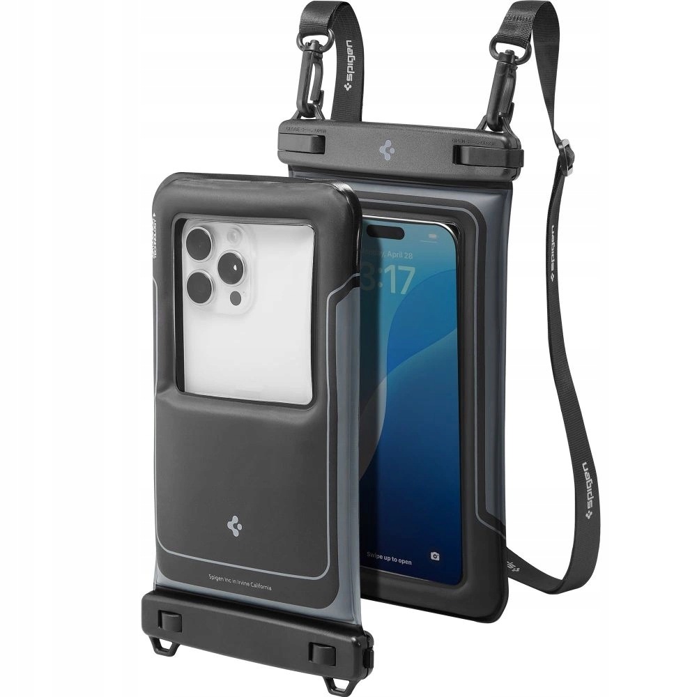 Etui Spigen A611P 2-pack wodoodporne czarny mat