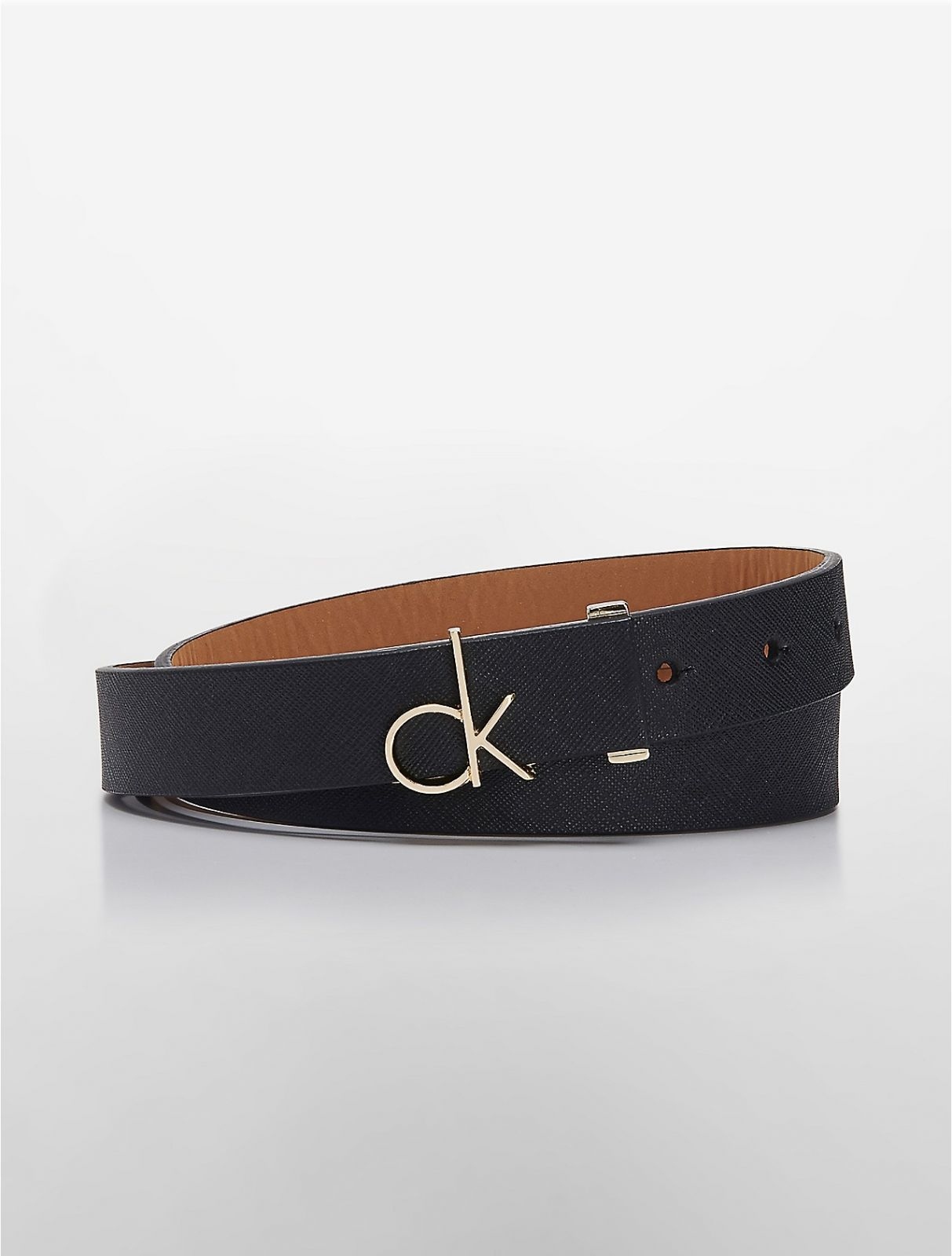 Calvin Klein dámský kožený pásek M M