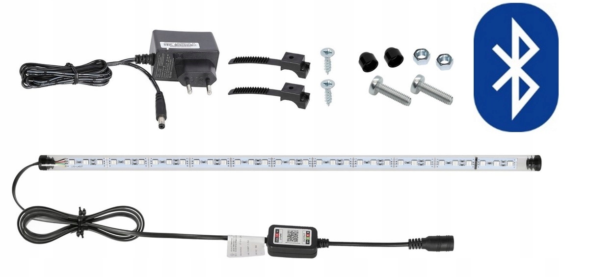 Levně Led Rgb akvárium zářivka 150 cm a Bluetooth