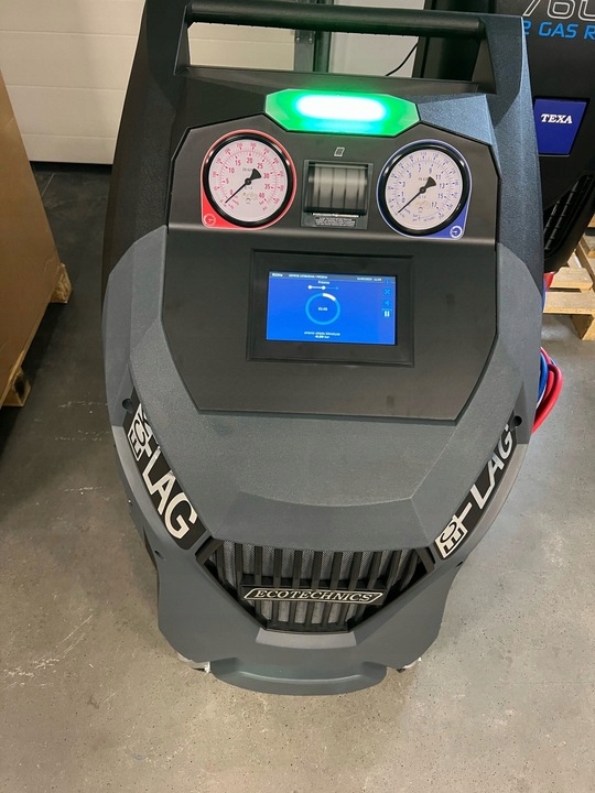 Automatyczna Stacja do klimatyzacji Hybrydy ECOTECHNICS FLAG PRO R134A Marka Ecotechnics