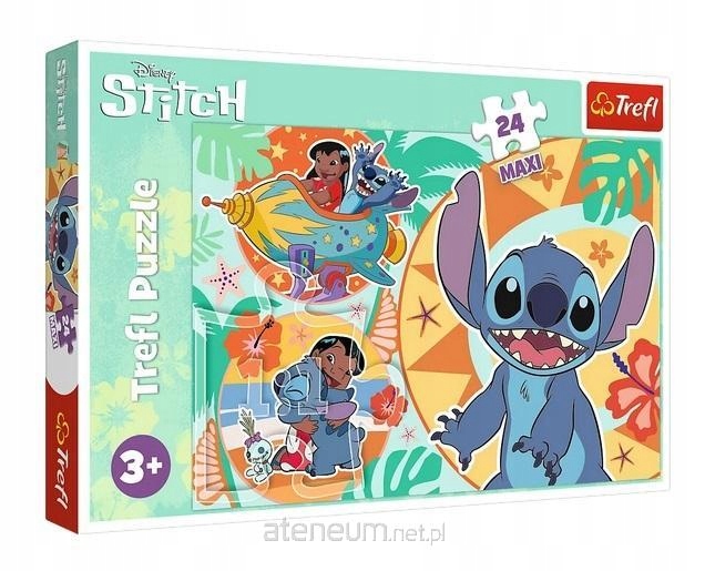 PUZZLE 24 MAXI WESOŁY DZIEŃ LILO&STITCH 14365
