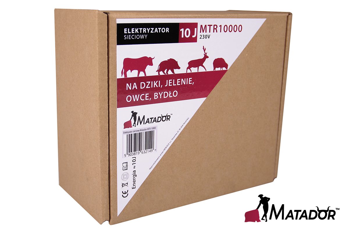 PASTUCH ELEKTRYCZNY ELEKTRYZATOR SIECIOWY NA byki DZIKI OWCE SARNY 10J Rodzaj sieciowy