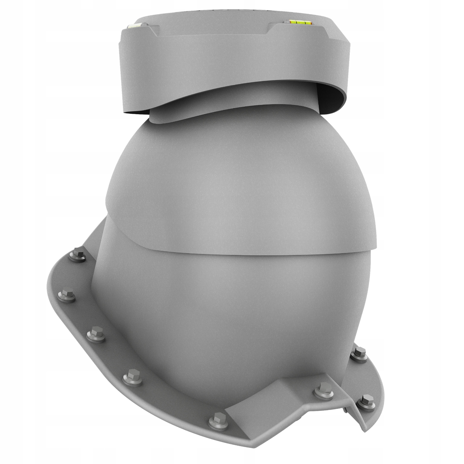 Krbový kanalizační odvětrávač fi110 Trapez T35 Grafit Metalic 9007