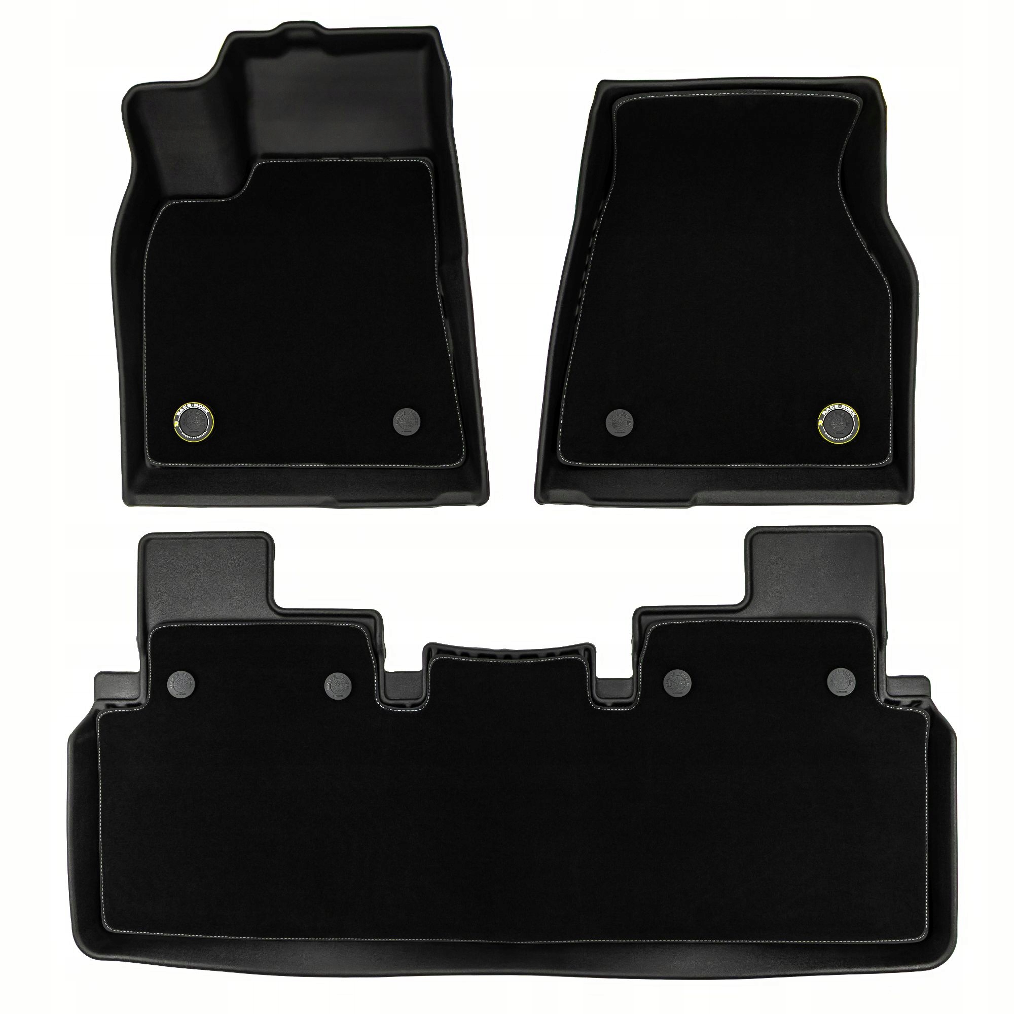 Koberce do auta 2v1 Race Rock pre Tesla Model S 2012-2021