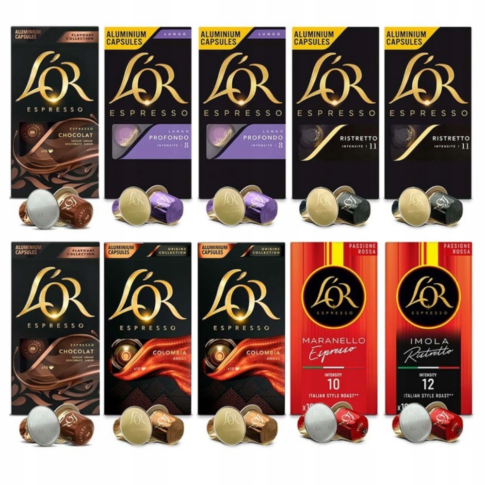 Kapsułki L'or mix espresso 100% arabica 90+10 Gratis!