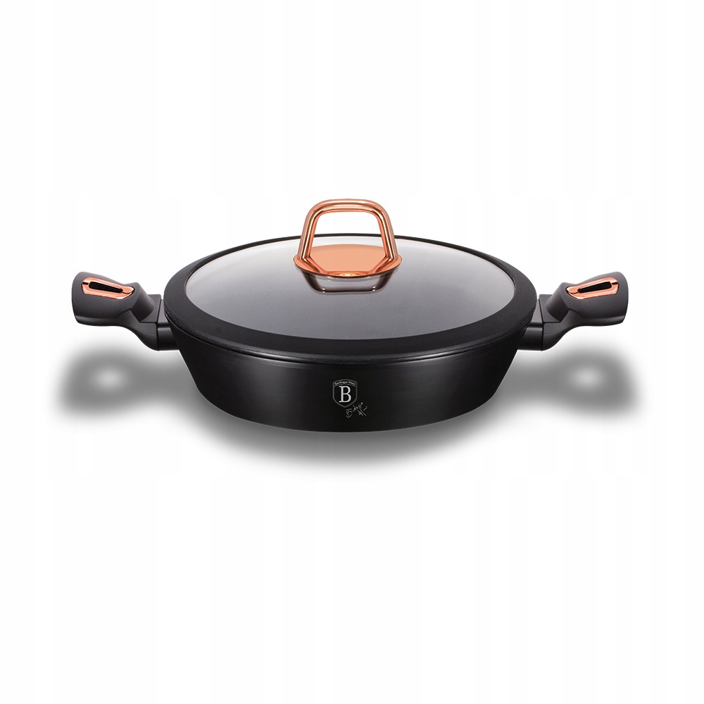 Hrnec s poklicí 28 cm BerlingerHaus BH-1640 Černý