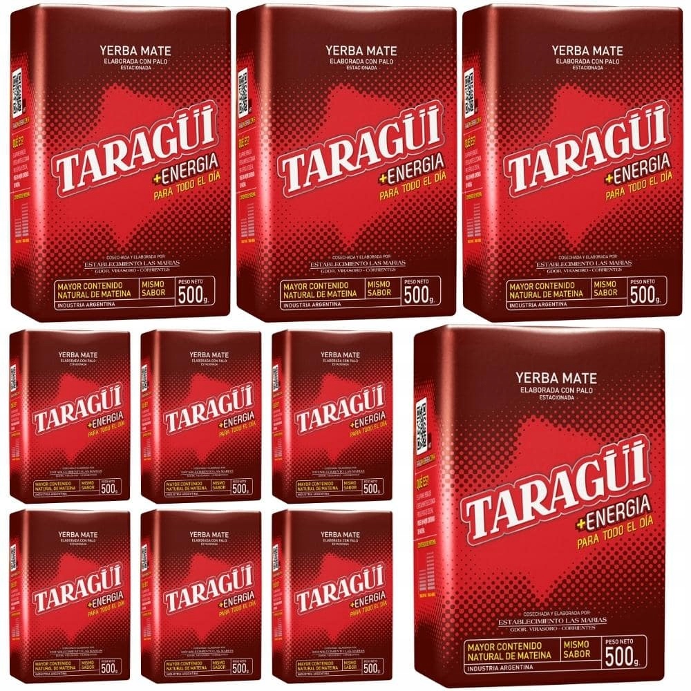Sada Yerba Mate Taragüi mas Energia 10x500g Moc