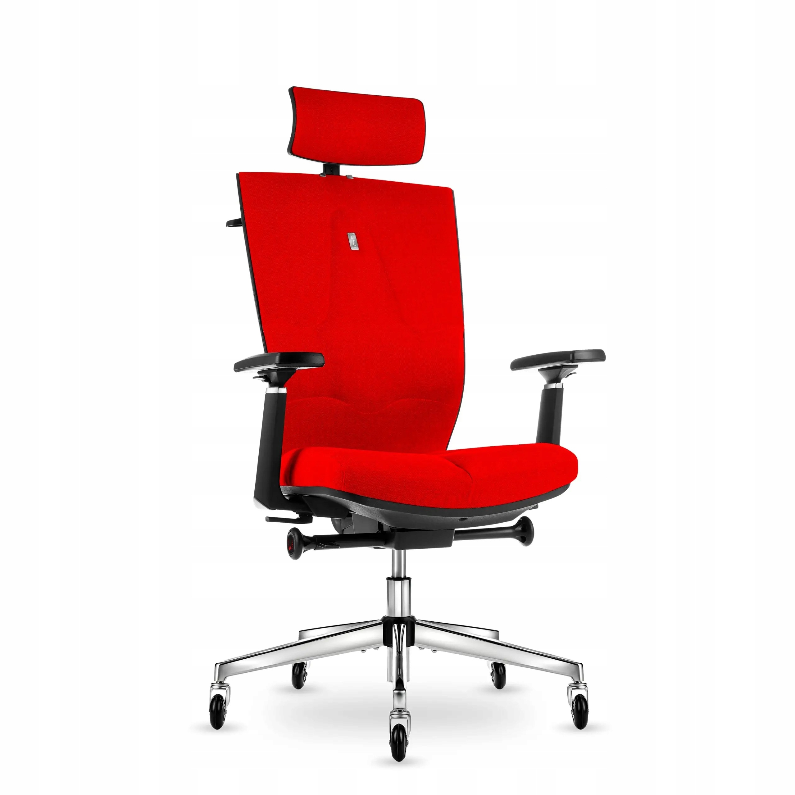 Kulik System Space czerwony fotel ergonomiczny