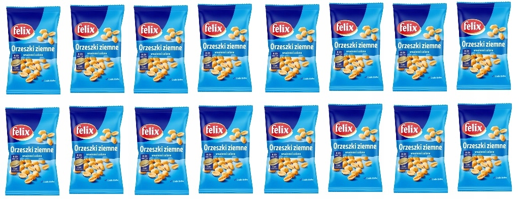 Levně 16 x 70 g Felix Pražené arašídy solon Karton