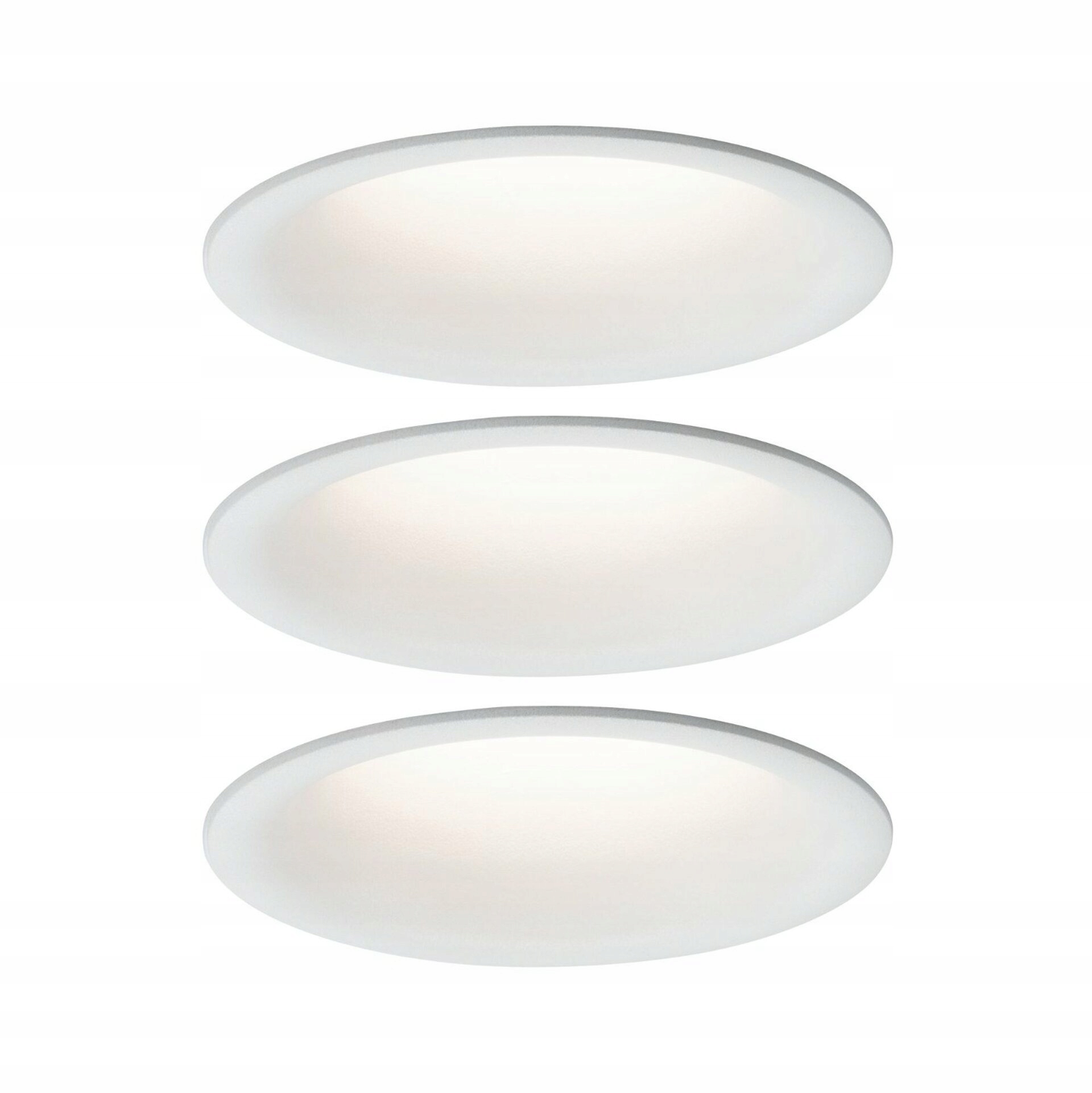 Paulmann Cymbal Led 3x6,8W vstavané biele matné, IP44, stmievateľné, antirefl