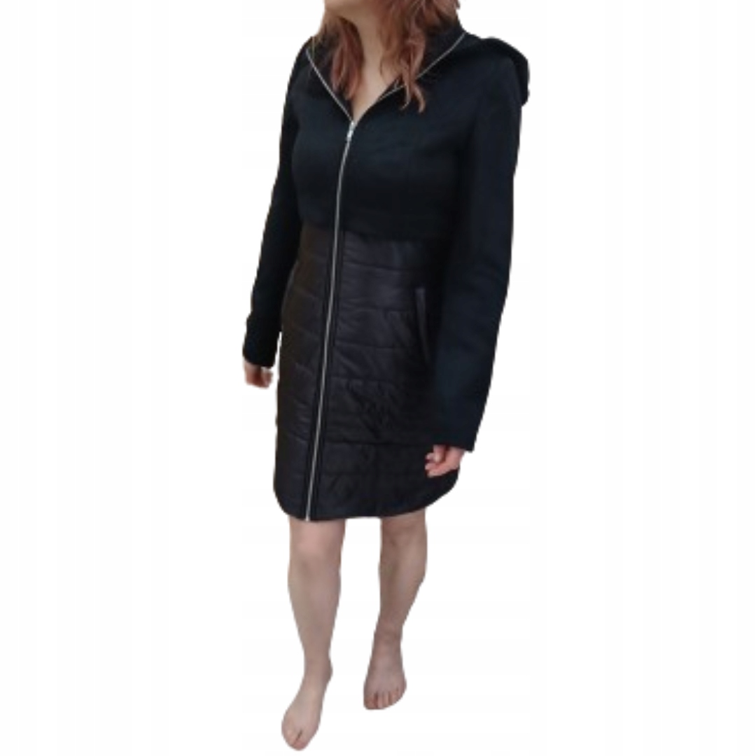 Černý Kabát S Kapucí Vel 38 Jazz Norský Výrobce