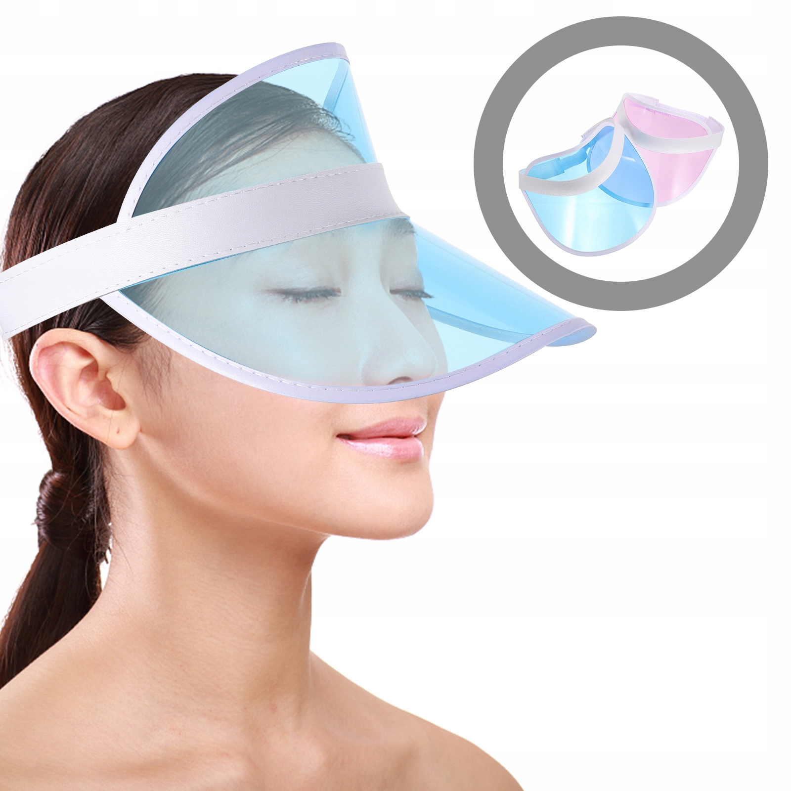 SPORTOWA PASKA NA GŁOWĘ CZAPKA GOLFOWA PLASTIKOWE DIEMĘ Kolor wielokolorowy