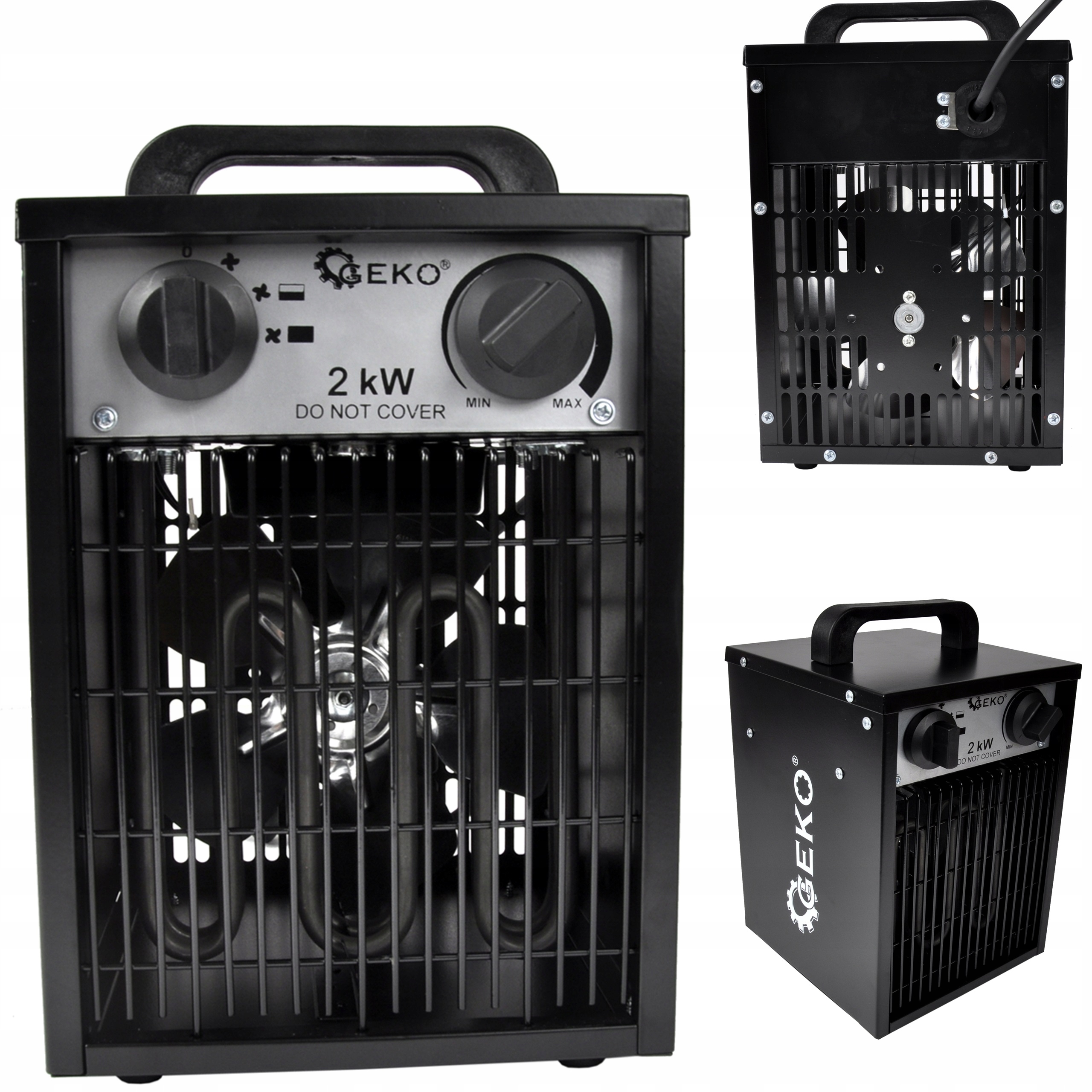 Електричний нагрівач 2KW нагрівач повітродувка