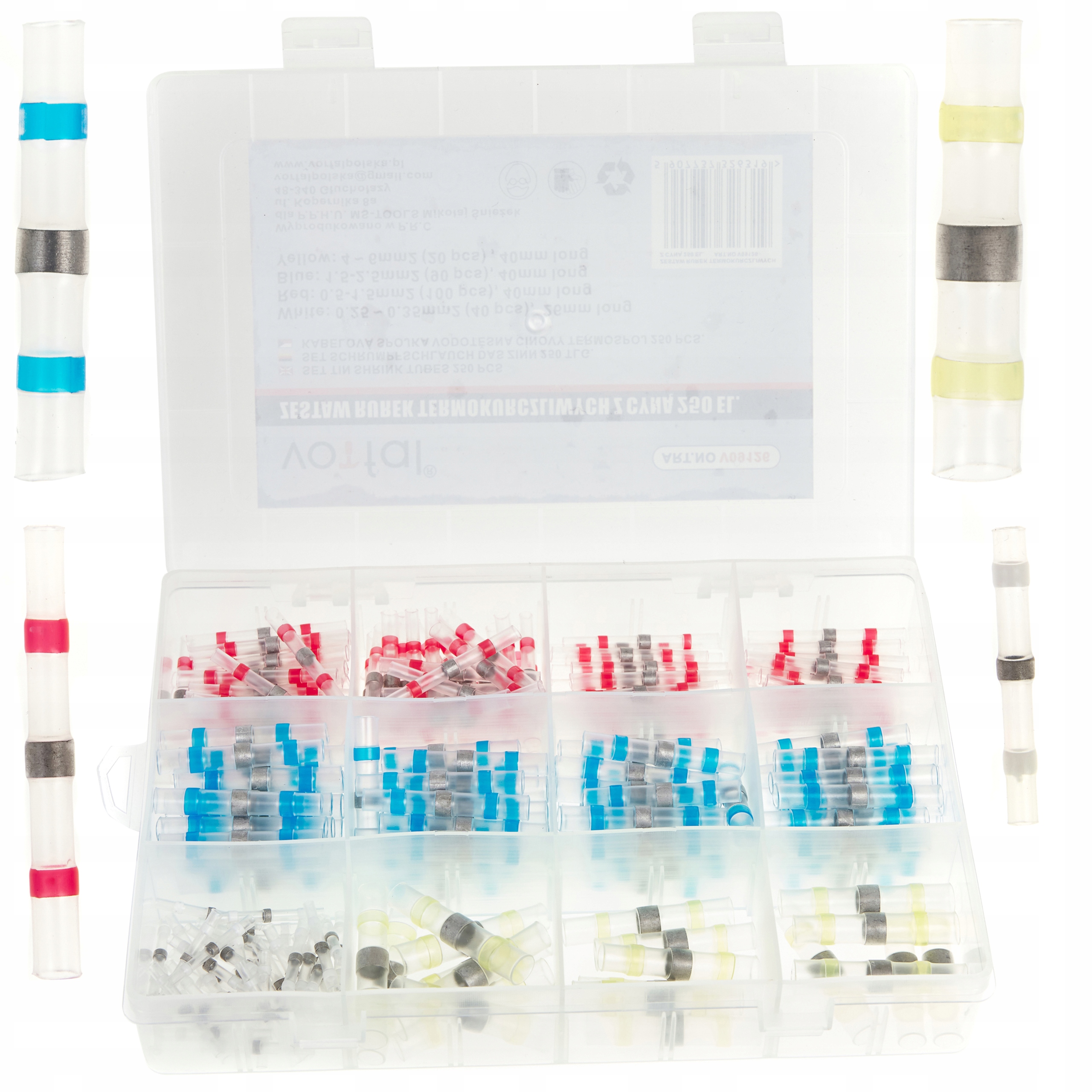 ФІТИНГИ ТЕРМОУСАДОЧНІ ТРУБКИ З ОЛОВОМ 250 EL