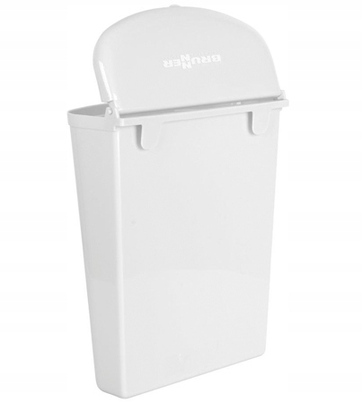 Brunner kosz na śmieci Pillar 5,5 L biały
