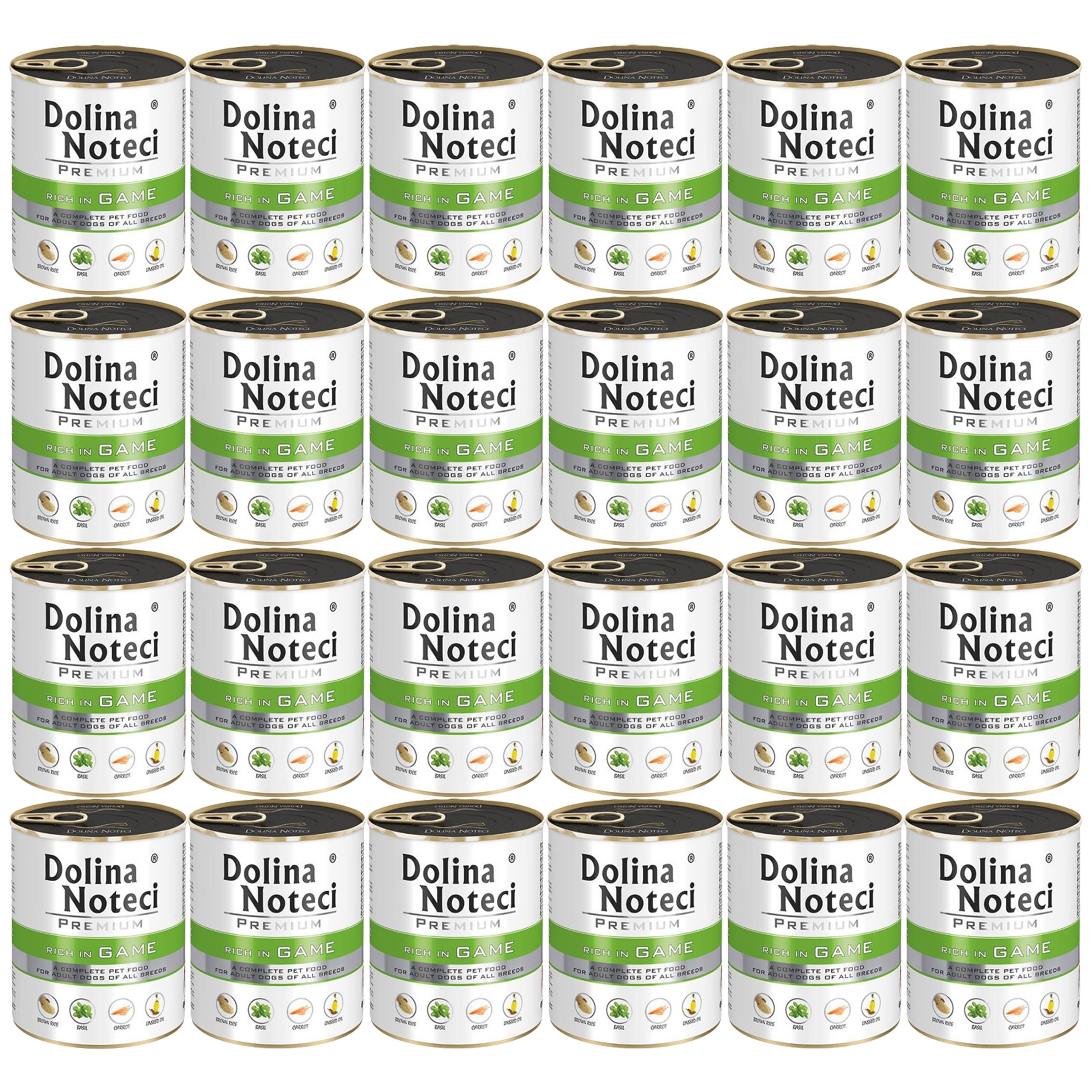 Dolina Noteci Premium Krmivo mokré pro psa Zvěřina 24 x 800 g bez obilovin