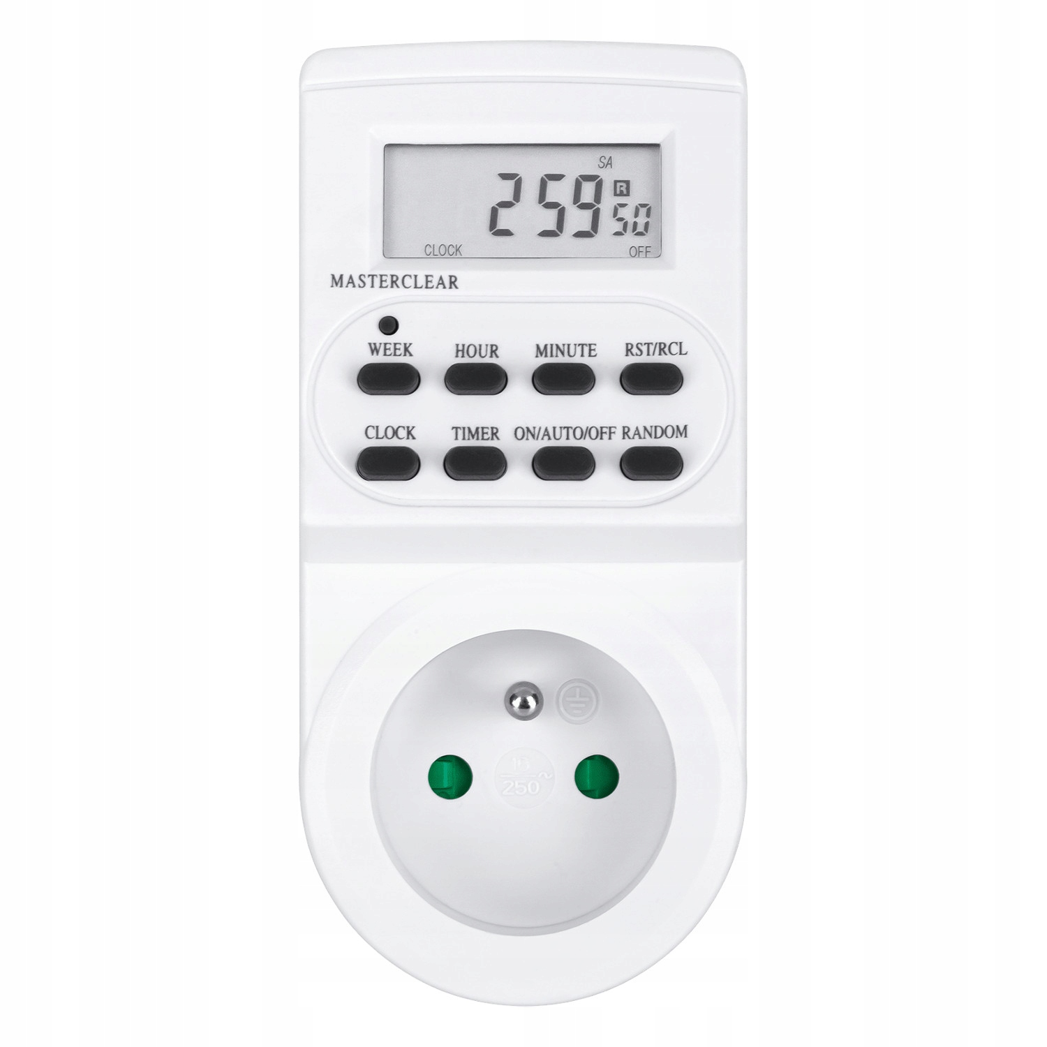 PROGRAMATOR CZASOWY LCD WYŁĄCZNIK TIMER 16A 3600W Kod producenta URZ2001-1
